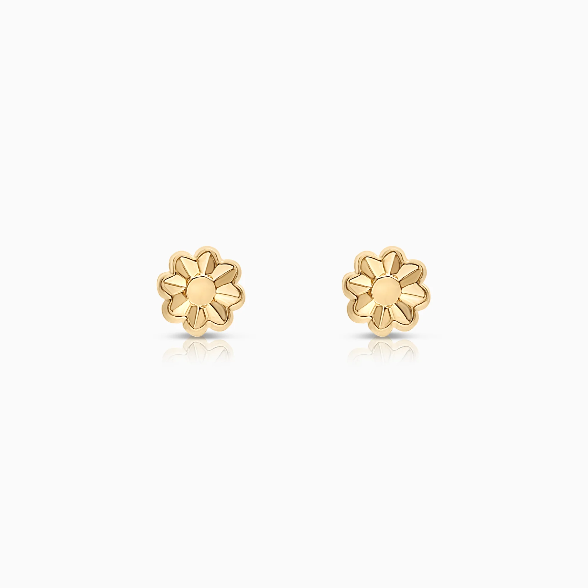 Gold earrings 0.52g 18K gold