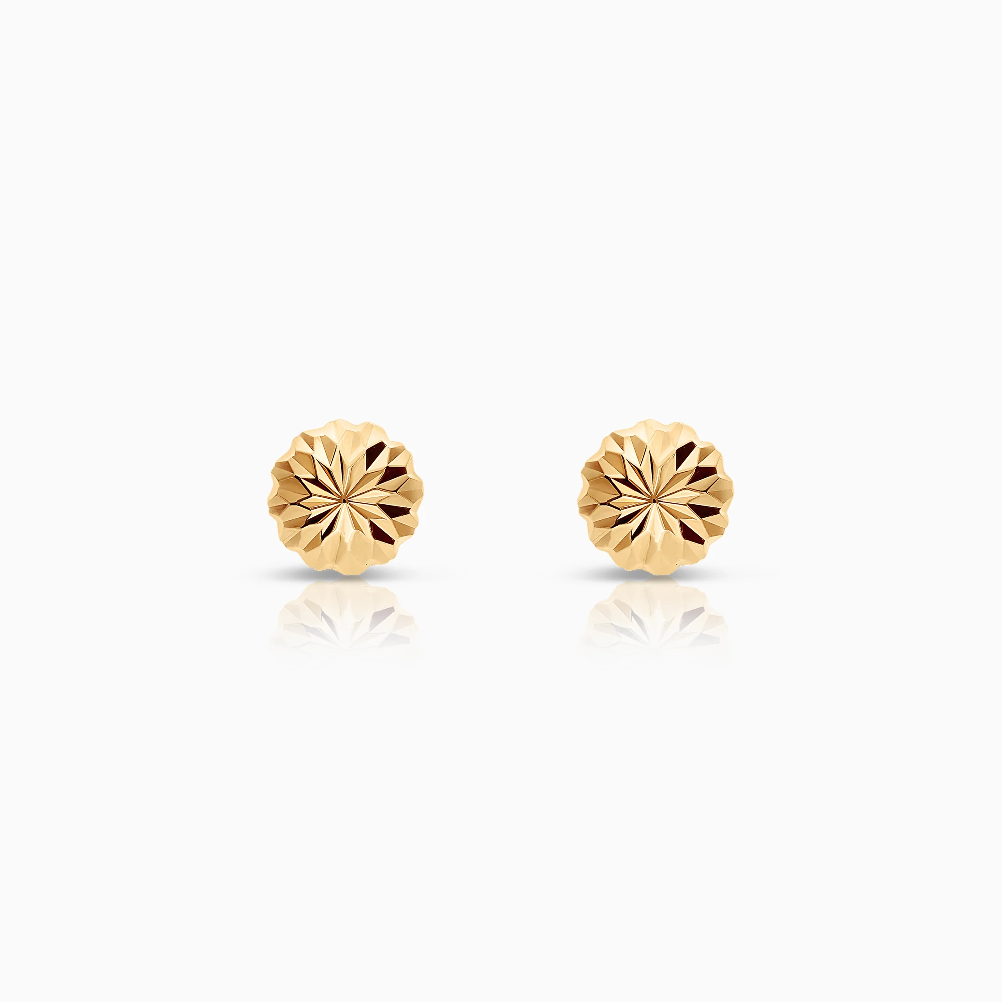Gold earrings 0.58g 18K gold