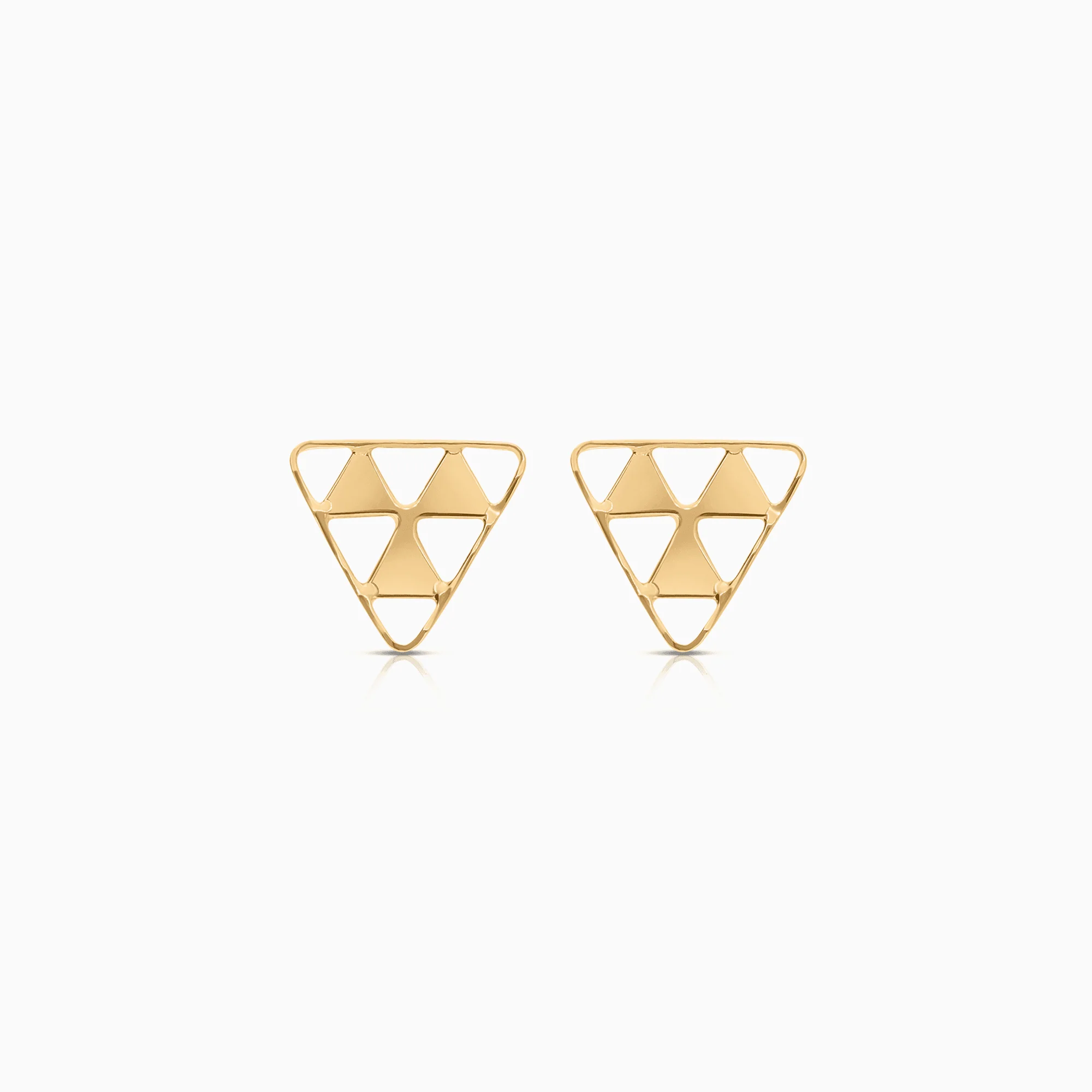 Gold earrings 0.75g 18K gold