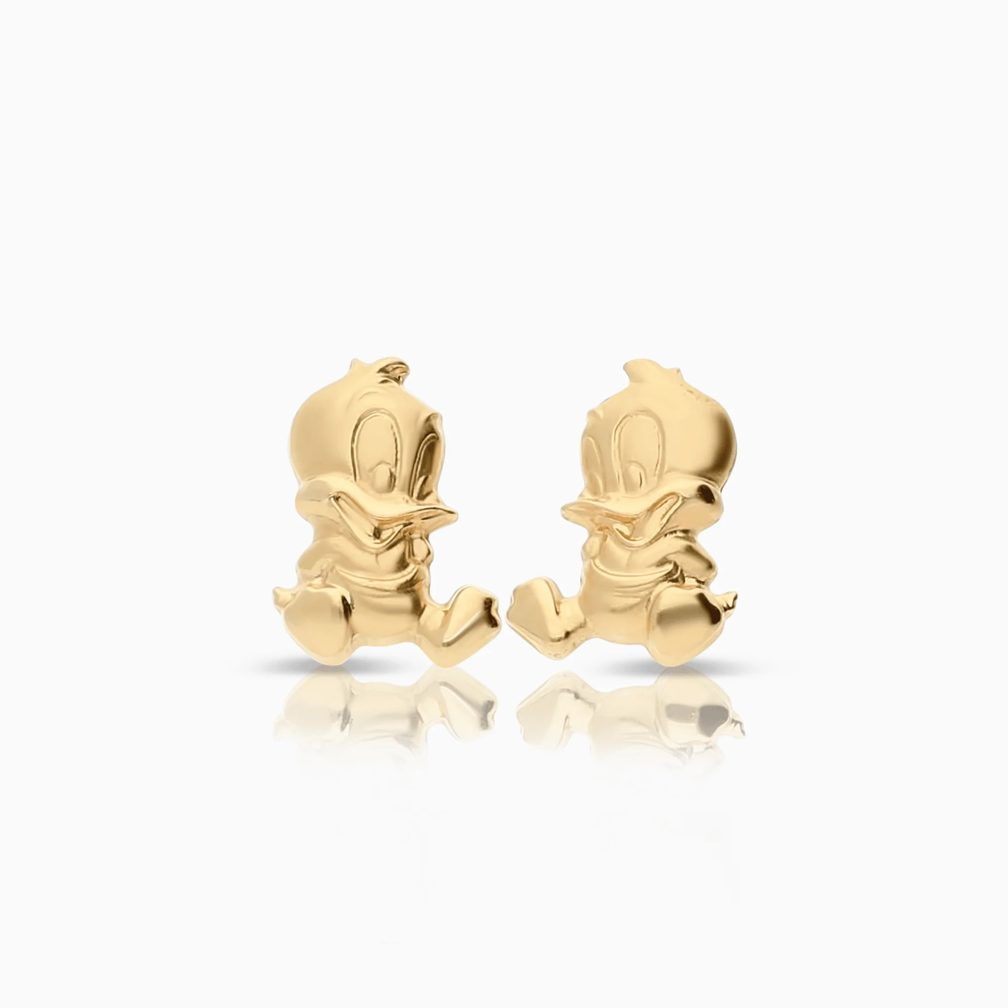 Gold earrings 0.76g 18K