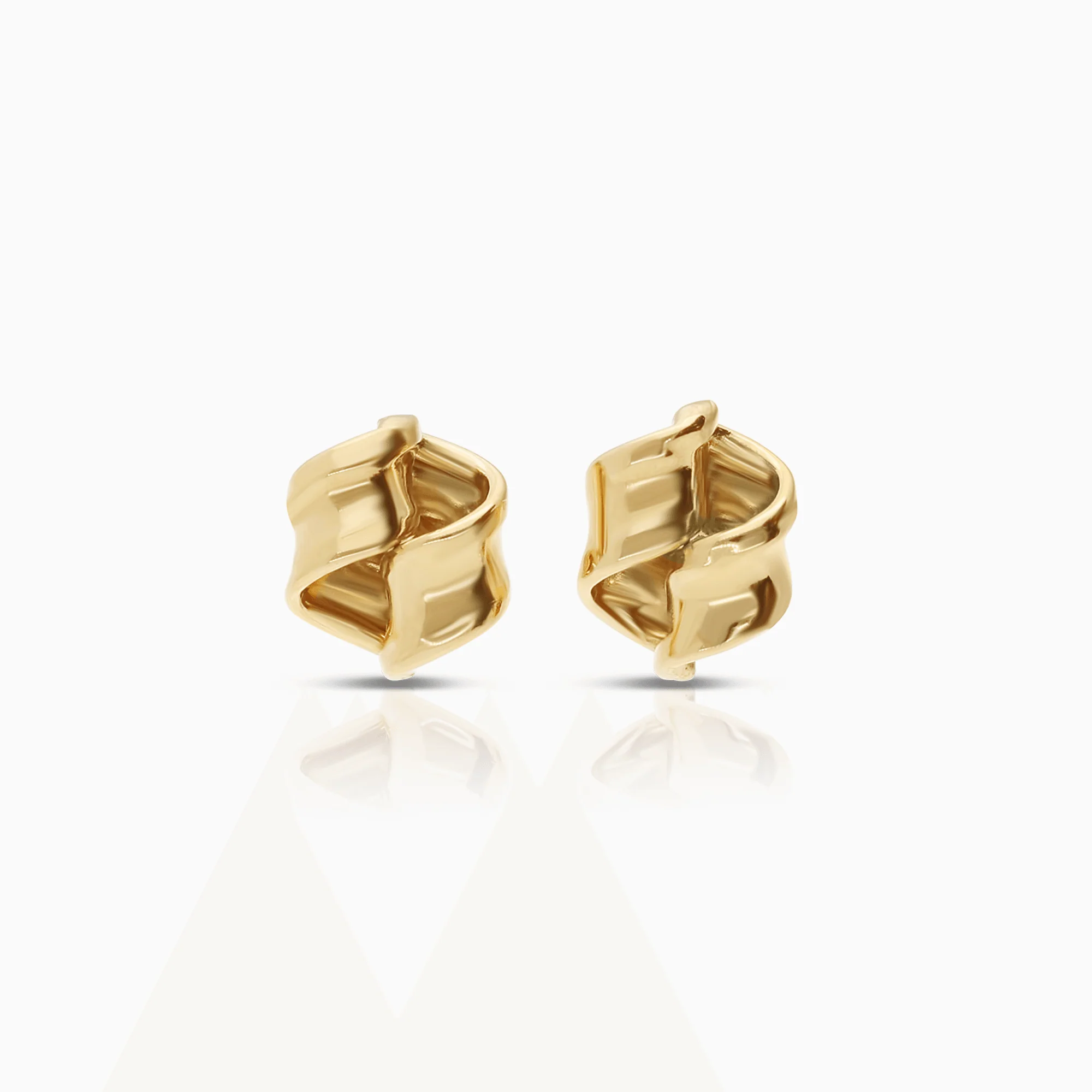 Gold earrings 0.88g 18K