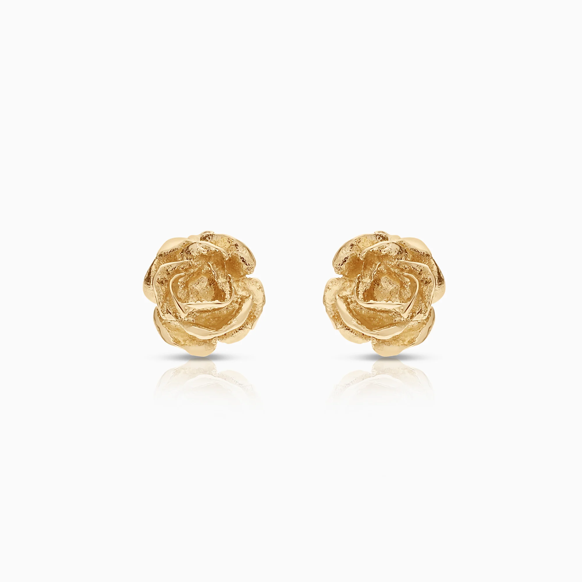 Gold earrings 1.14g 18K gold