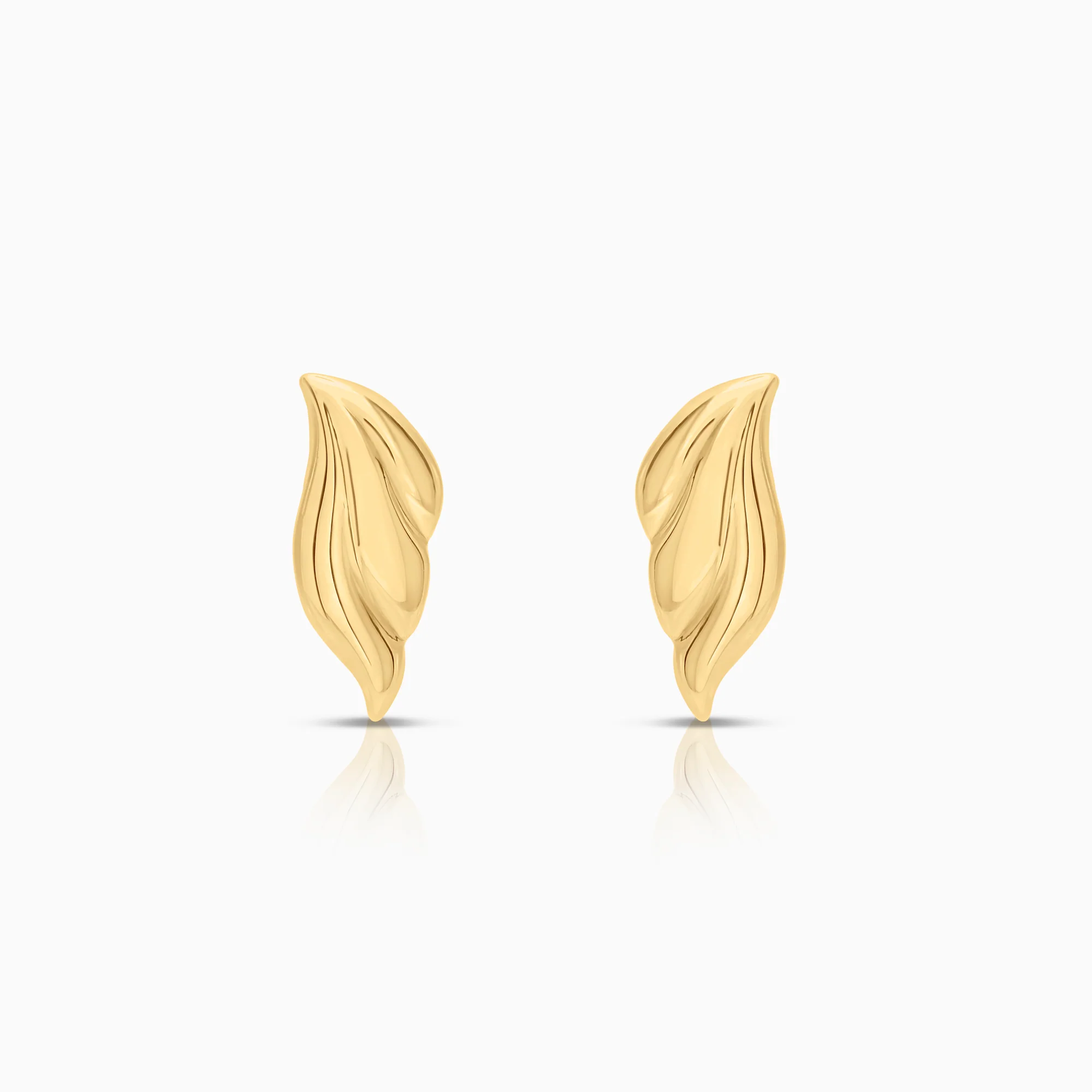Gold earrings 1.17g 18K gold