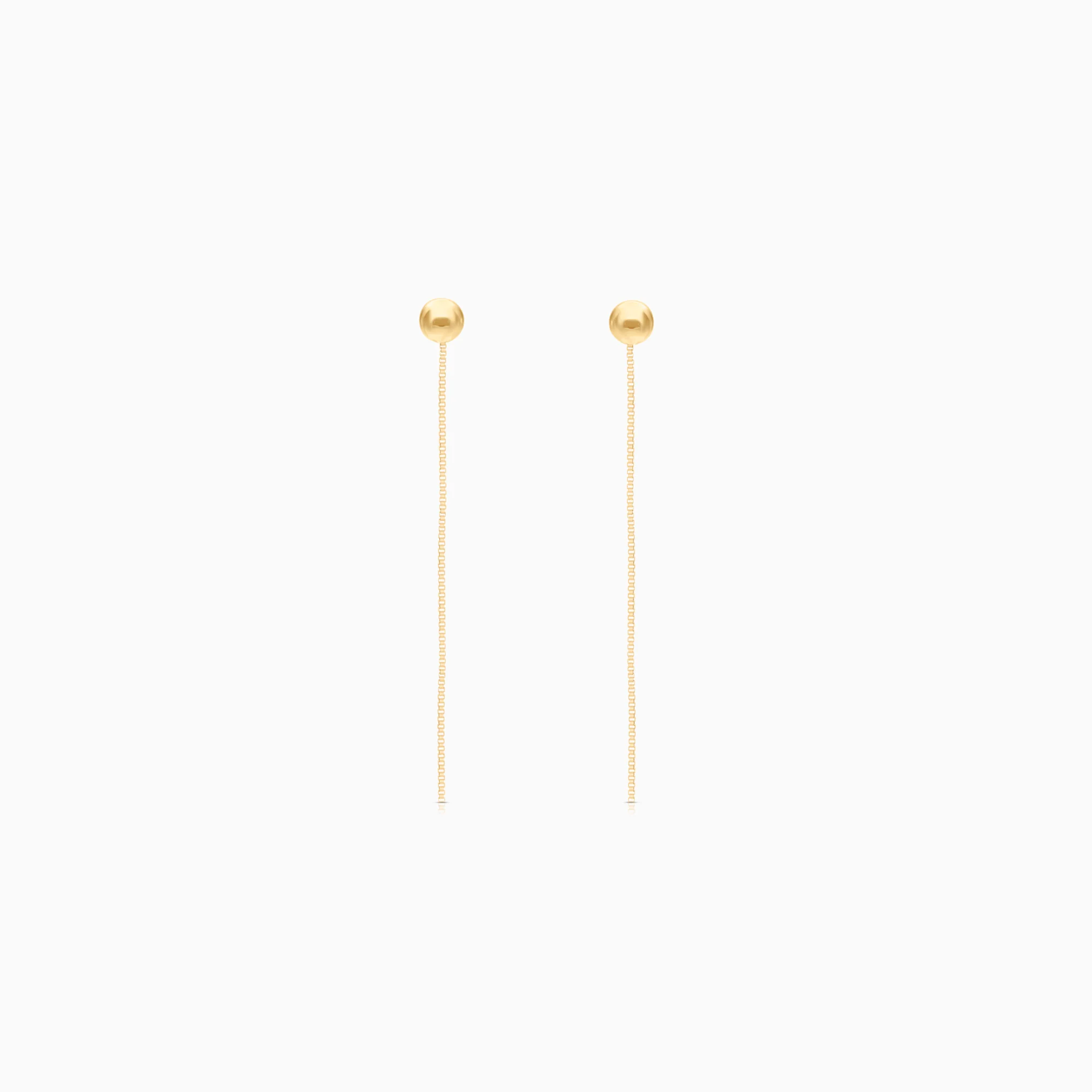 Gold earrings 1.34g 18K yellow gold