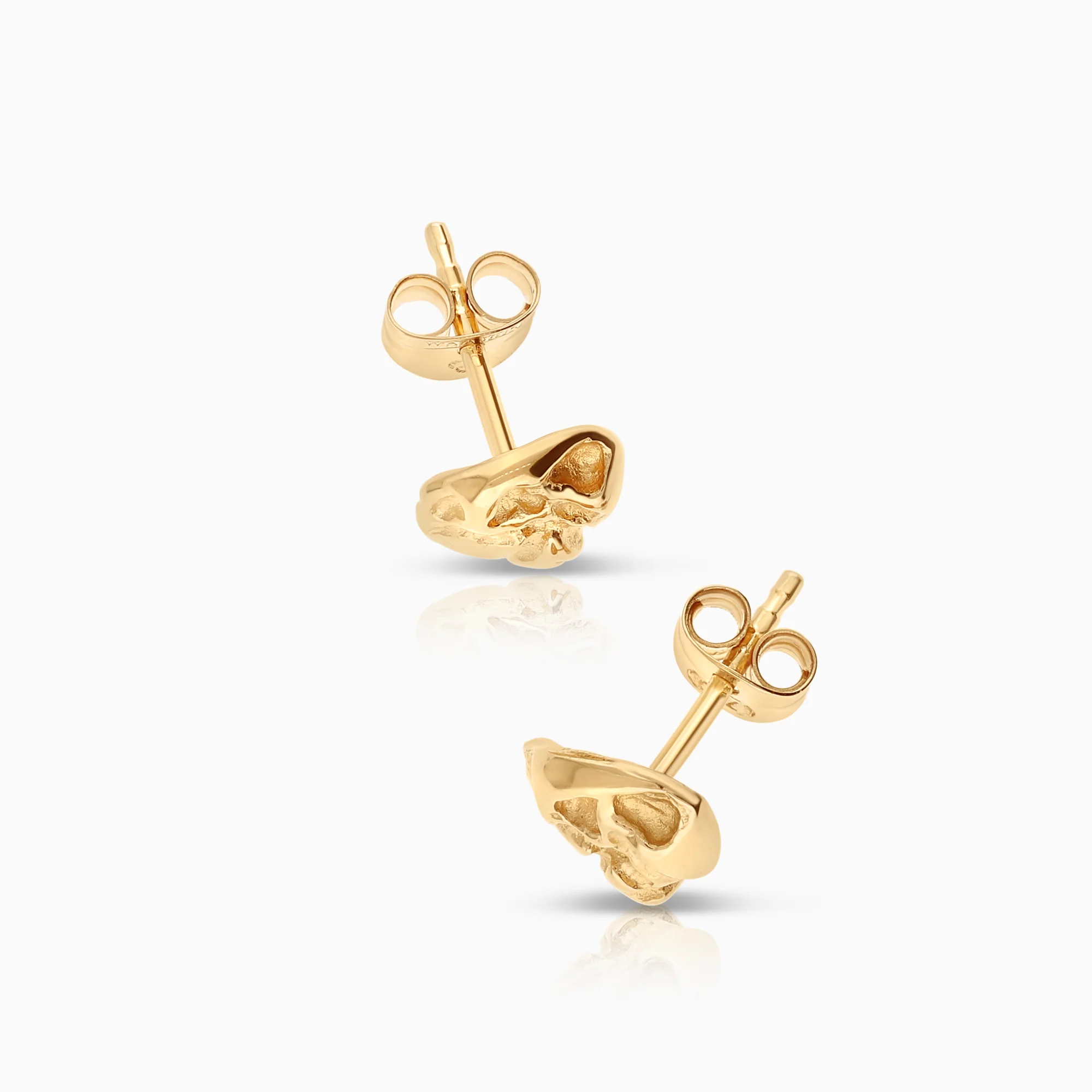 Gold earrings 1.35g 18K gold - Image 2
