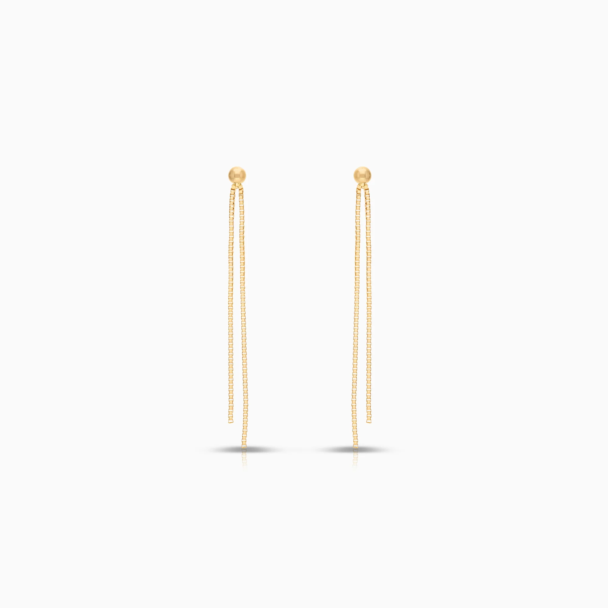 Gold earrings 1.36g 18K gold