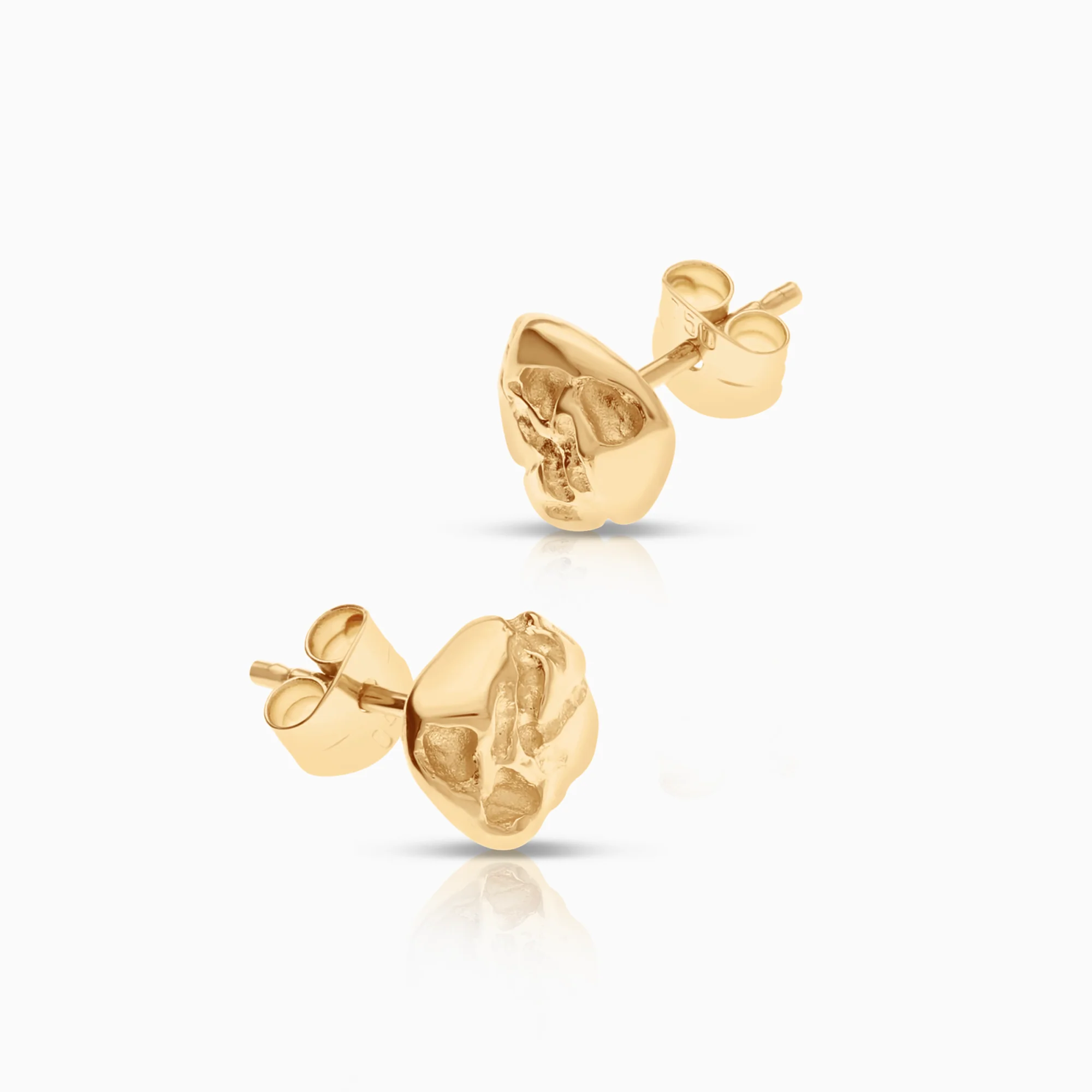 Gold earrings 1.47g 18K gold - Image 2