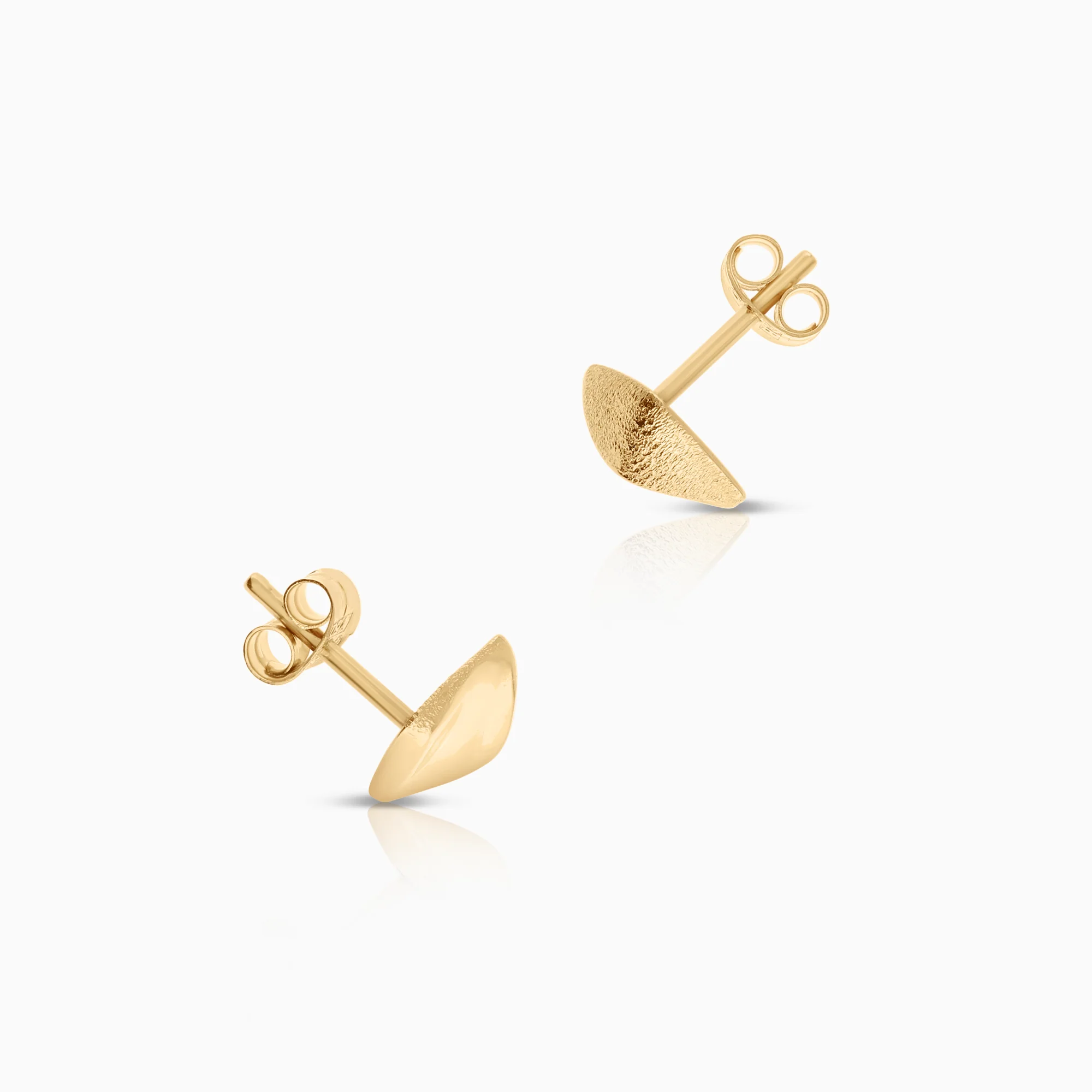 Gold earrings 1.48g 18K gold - Image 2