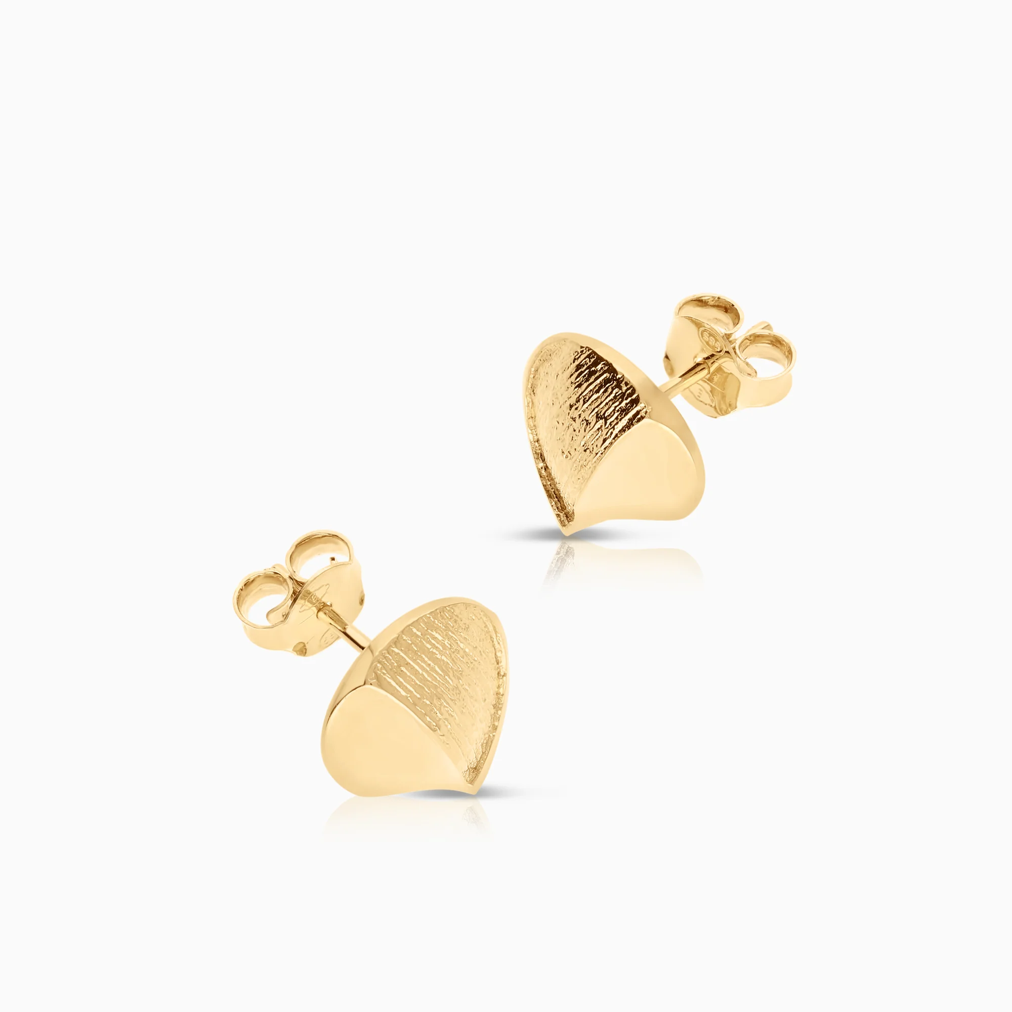 Gold earrings 1.58g 14K gold - Image 2