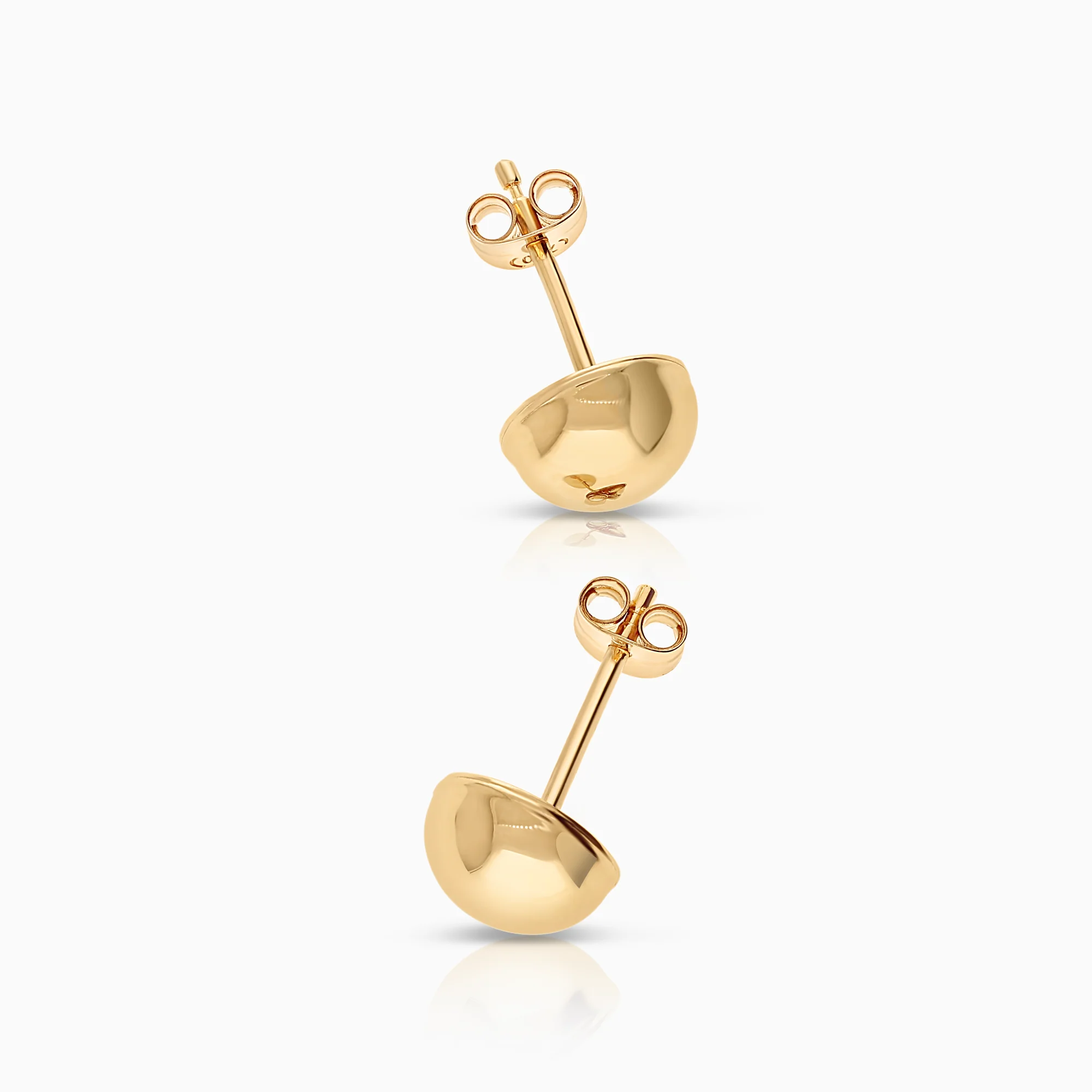 Gold earrings 1.58g 18K gold - Image 2
