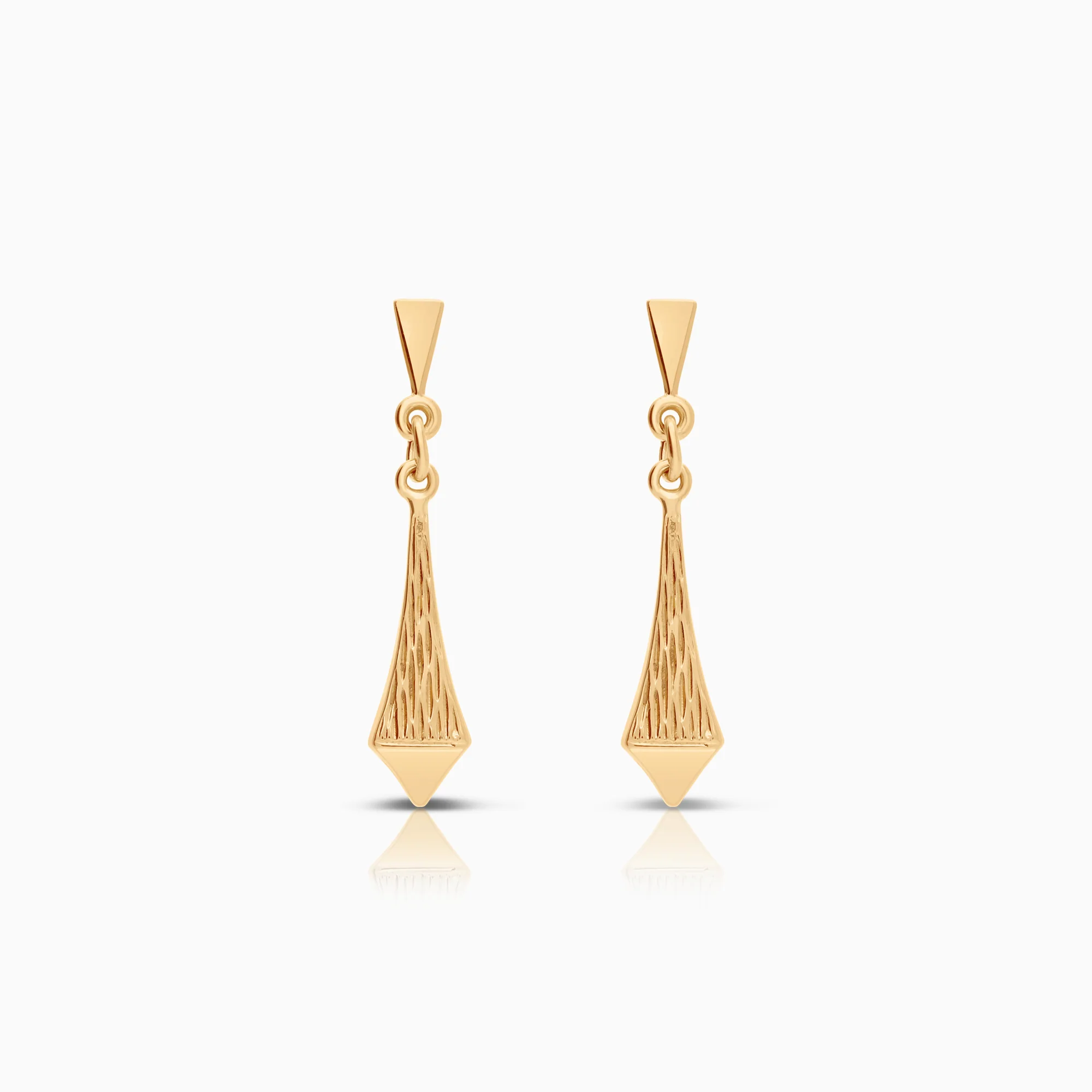 Gold earrings 1.64g 18K gold