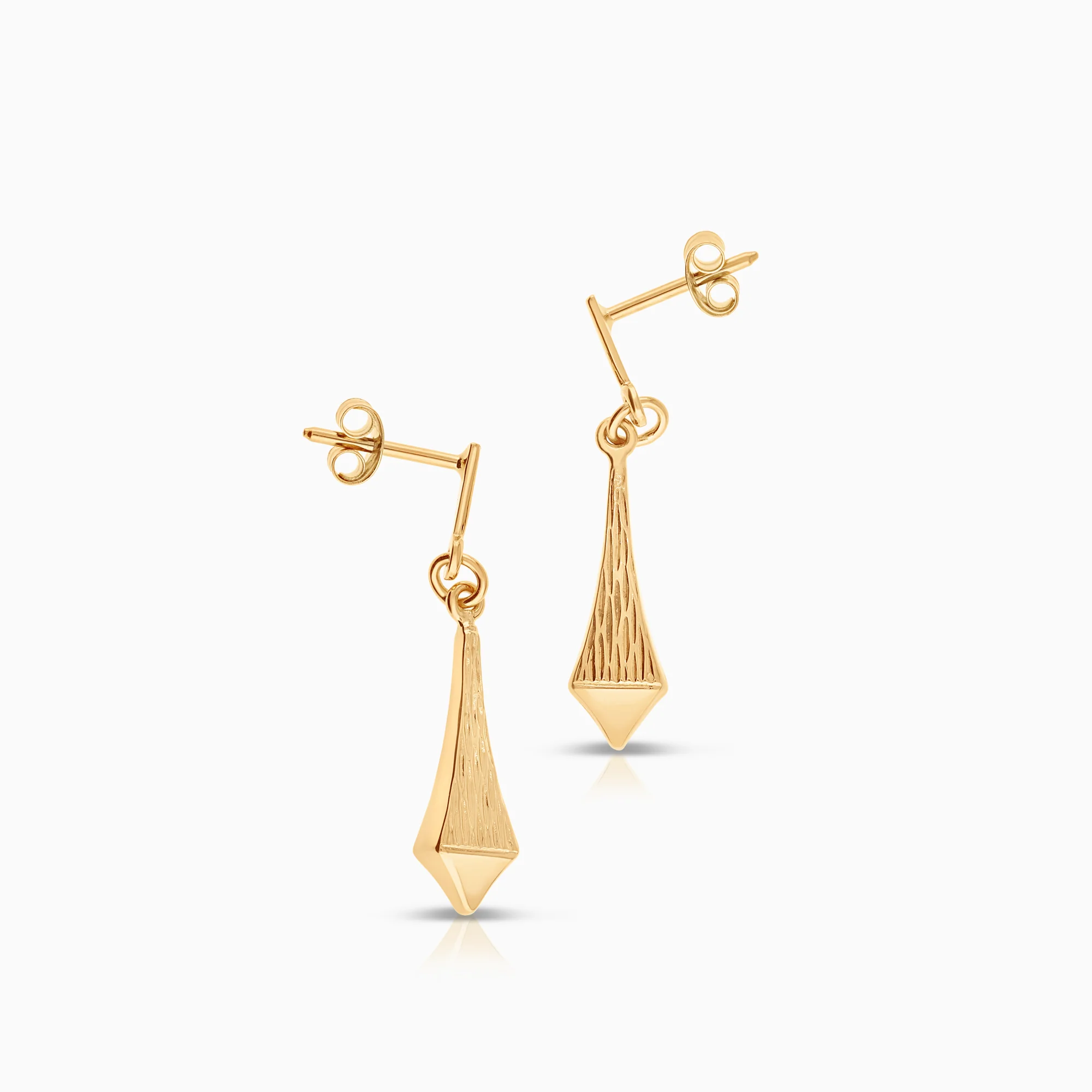 Gold earrings 1.64g 18K gold - Image 2