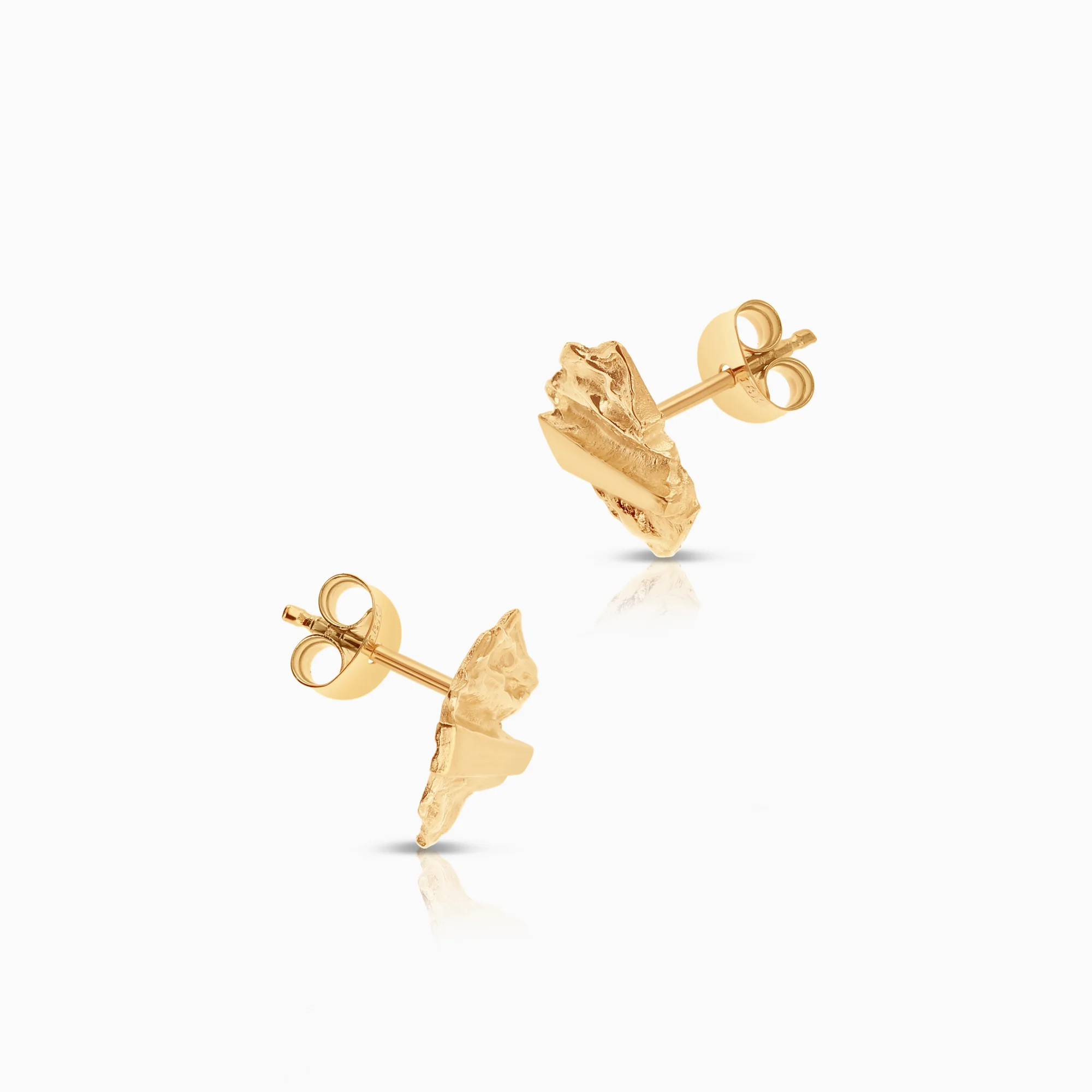 Gold earrings 1.81g 18K gold - Image 2