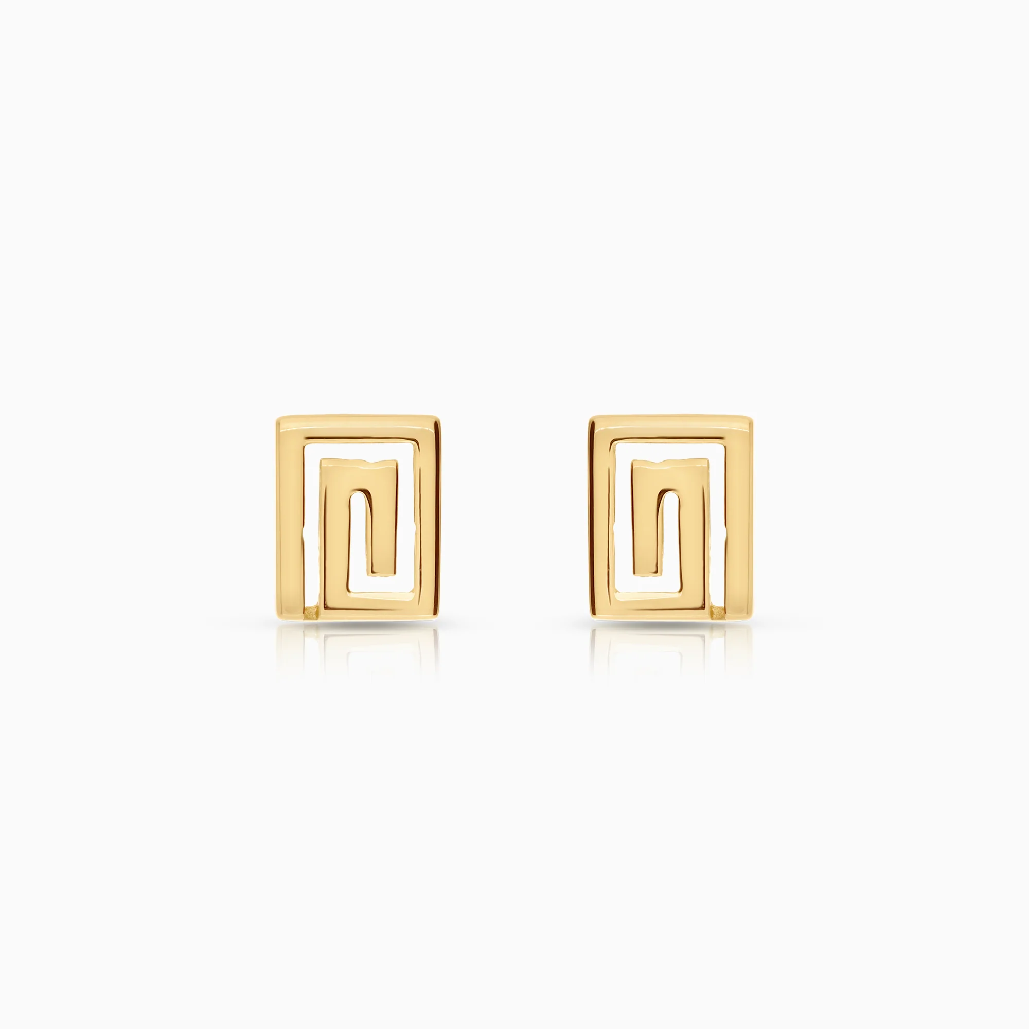 Gold earrings 1.82g 18K gold