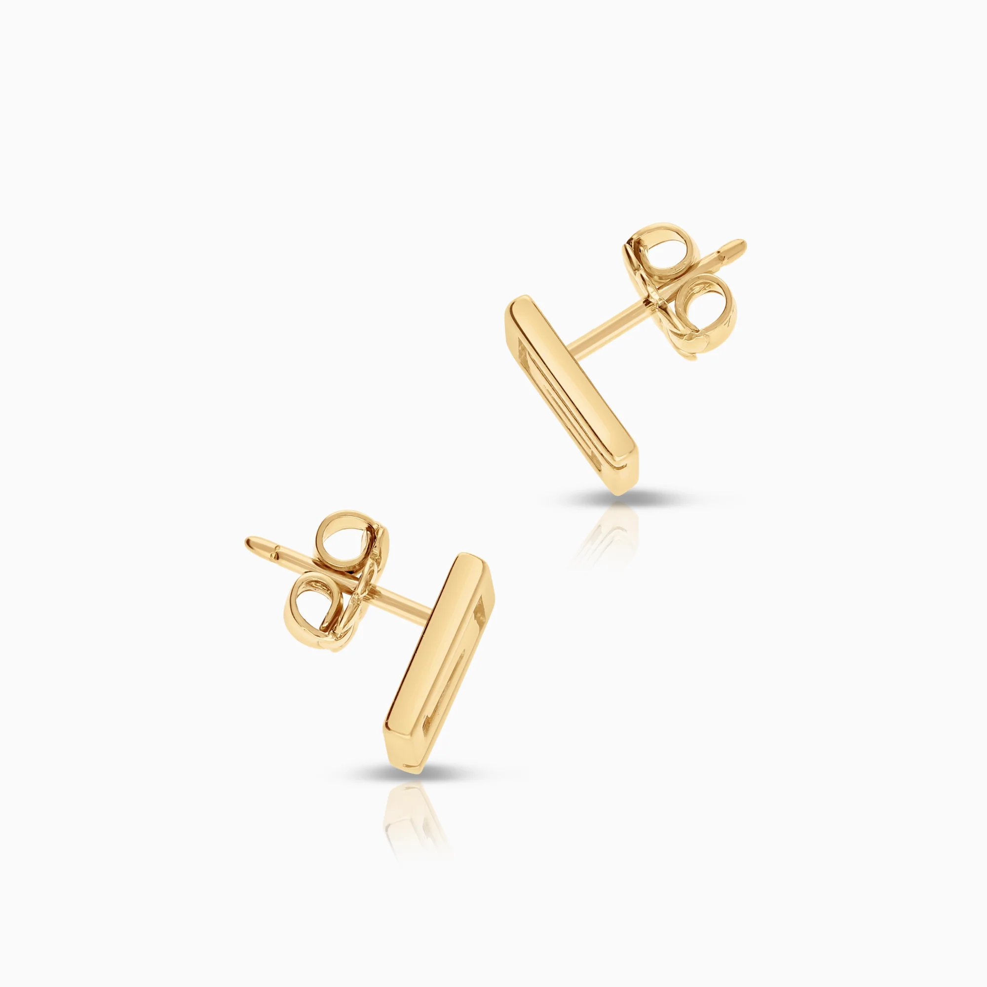 Gold earrings 1.82g 18K gold - Image 2