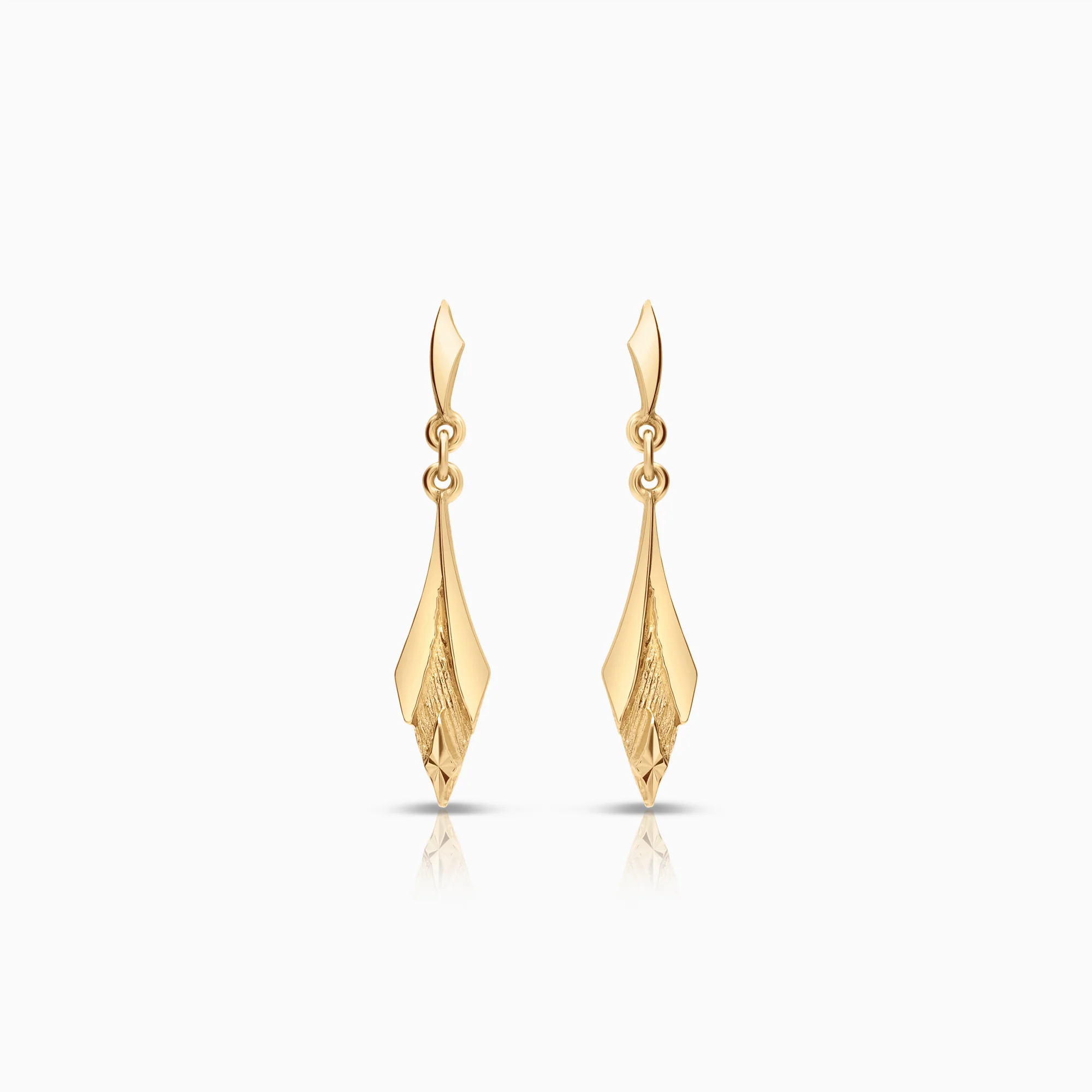 Gold earrings 1.86g 18K gold