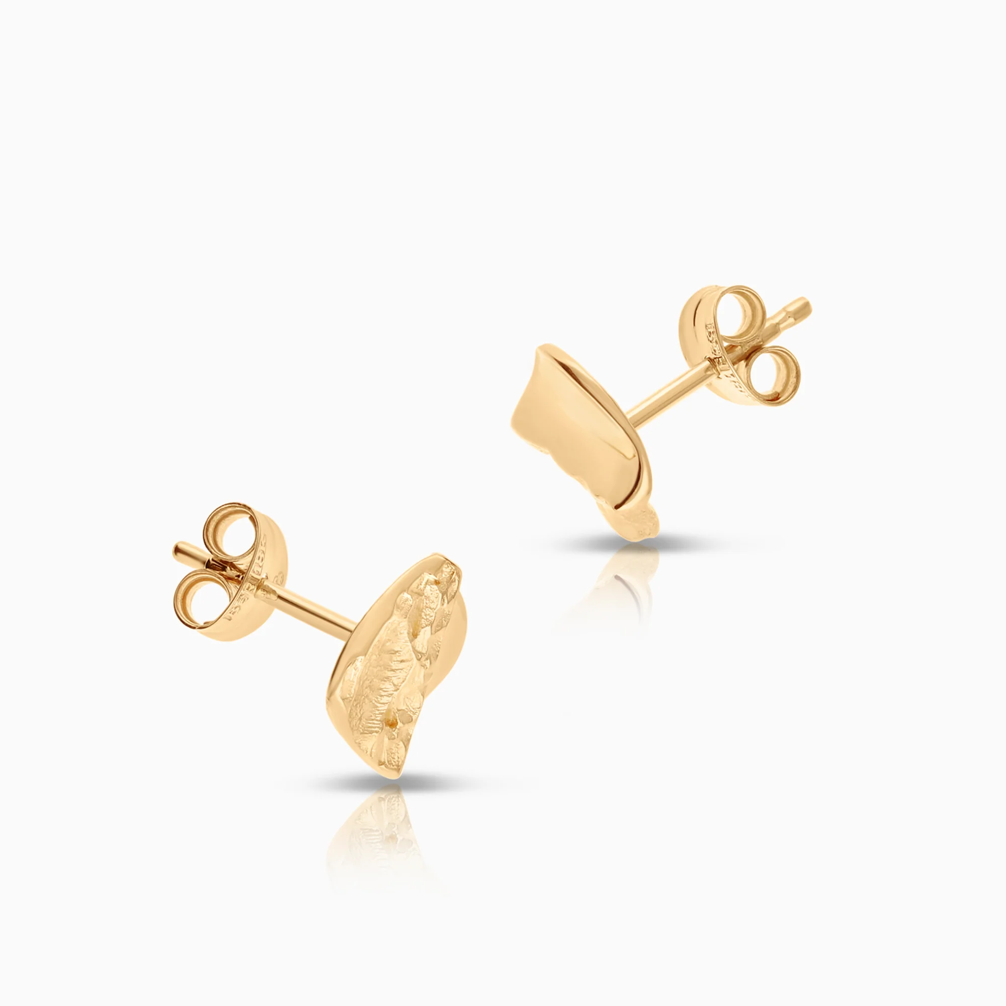 Gold earrings 1.88g 18K gold - Image 2