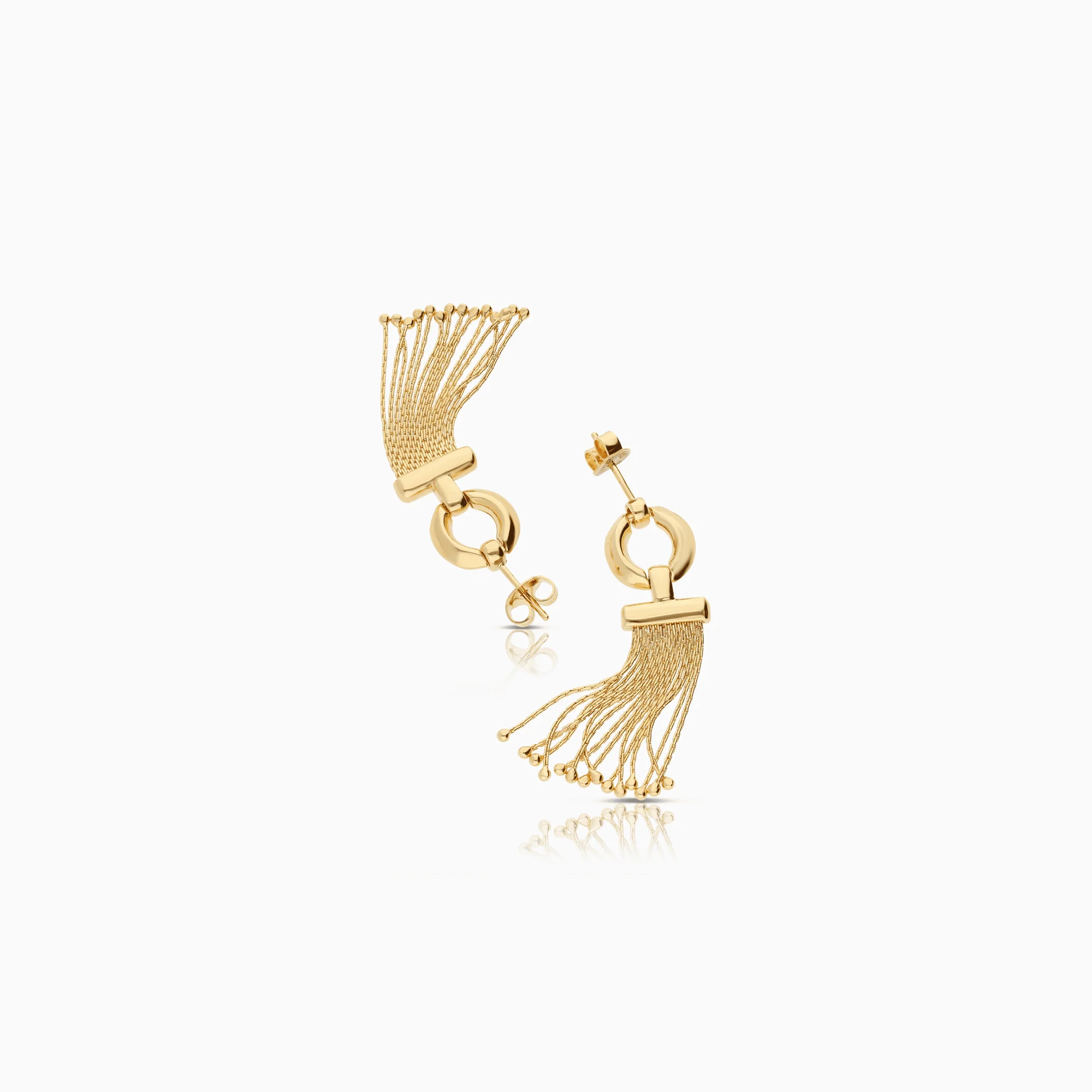 Gold earrings 10.52g 18K - Image 2