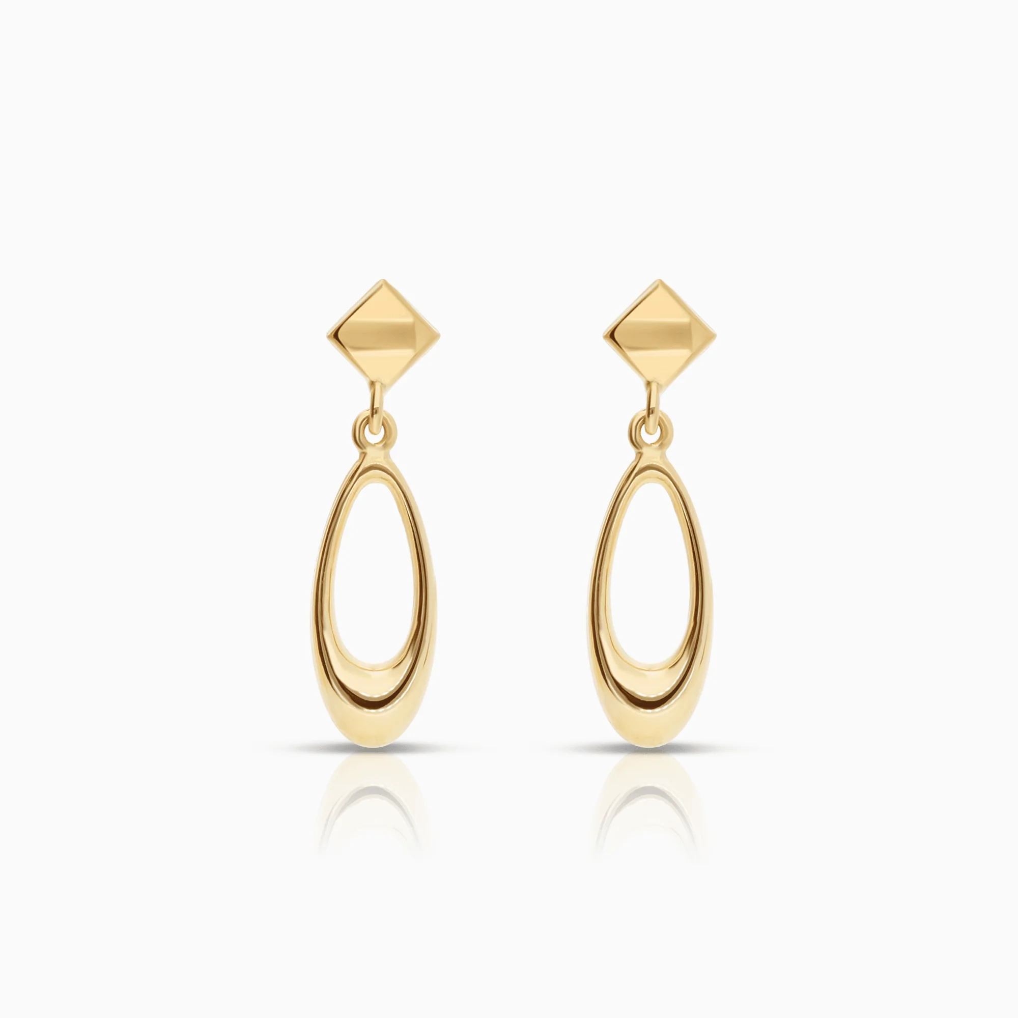 Gold earrings 1.20g 18K gold