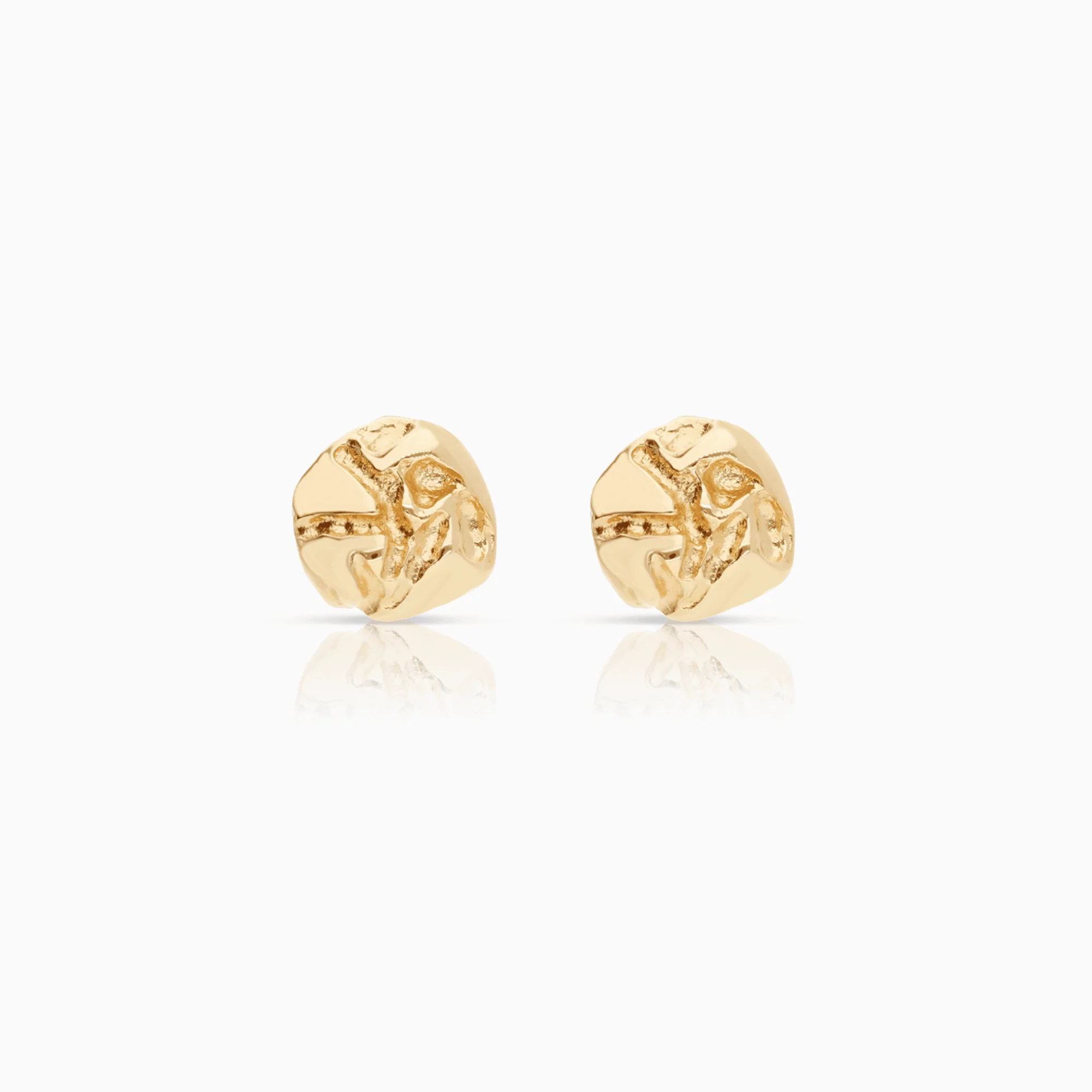 Gold earrings 1.28g 18K gold