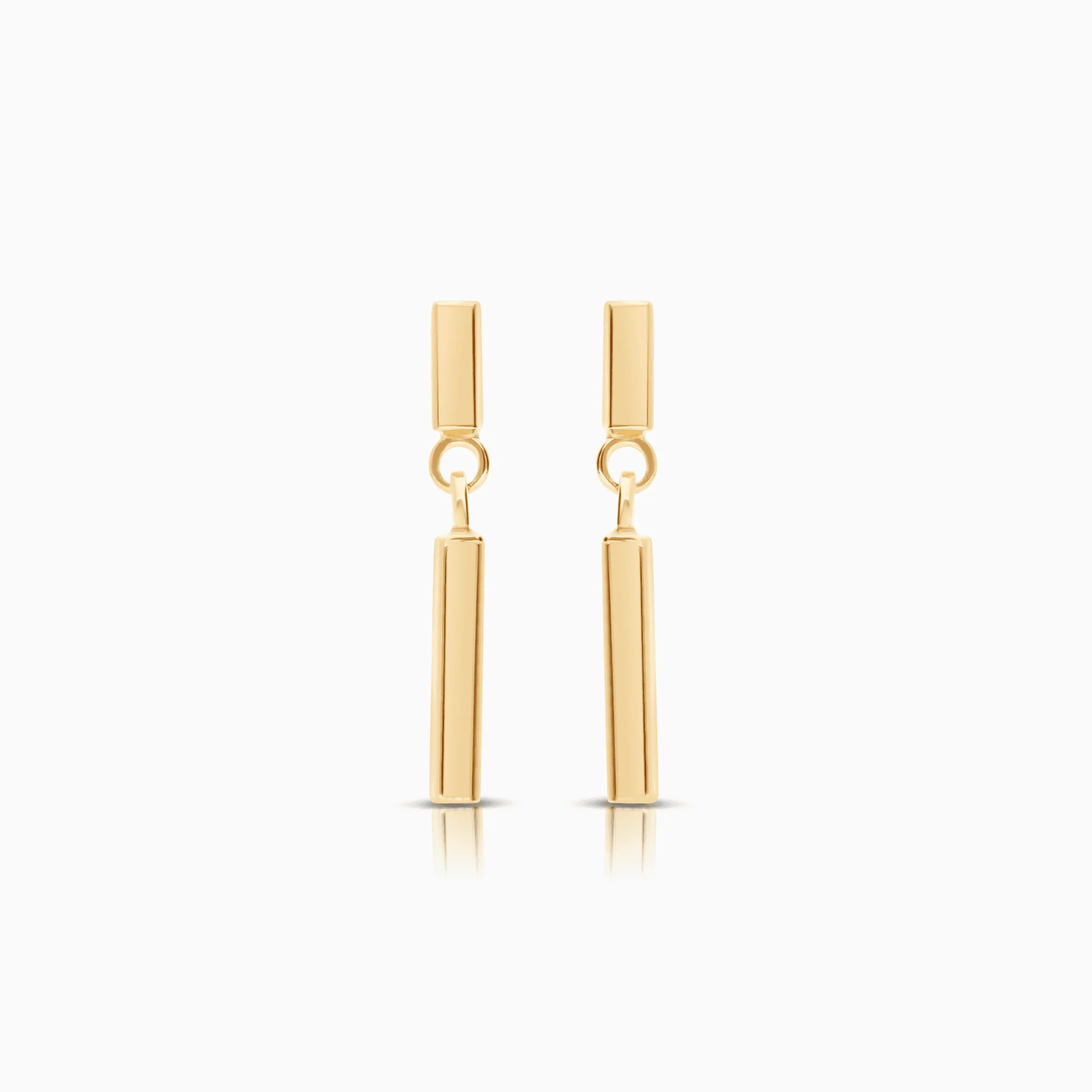 Gold earrings 1.30g 18K gold