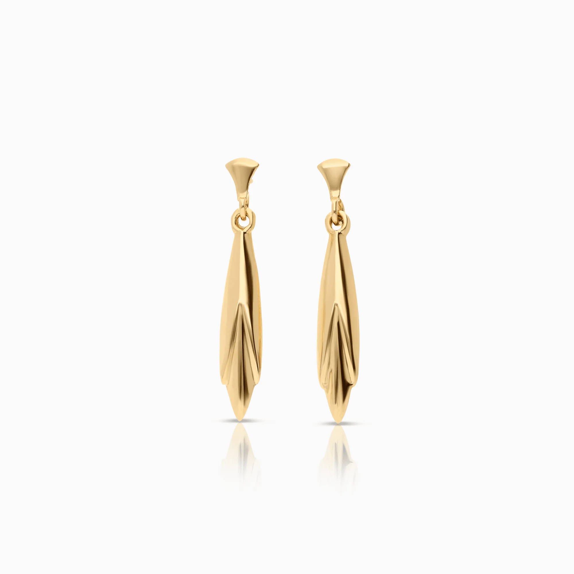 Gold earrings 1.47g 18K