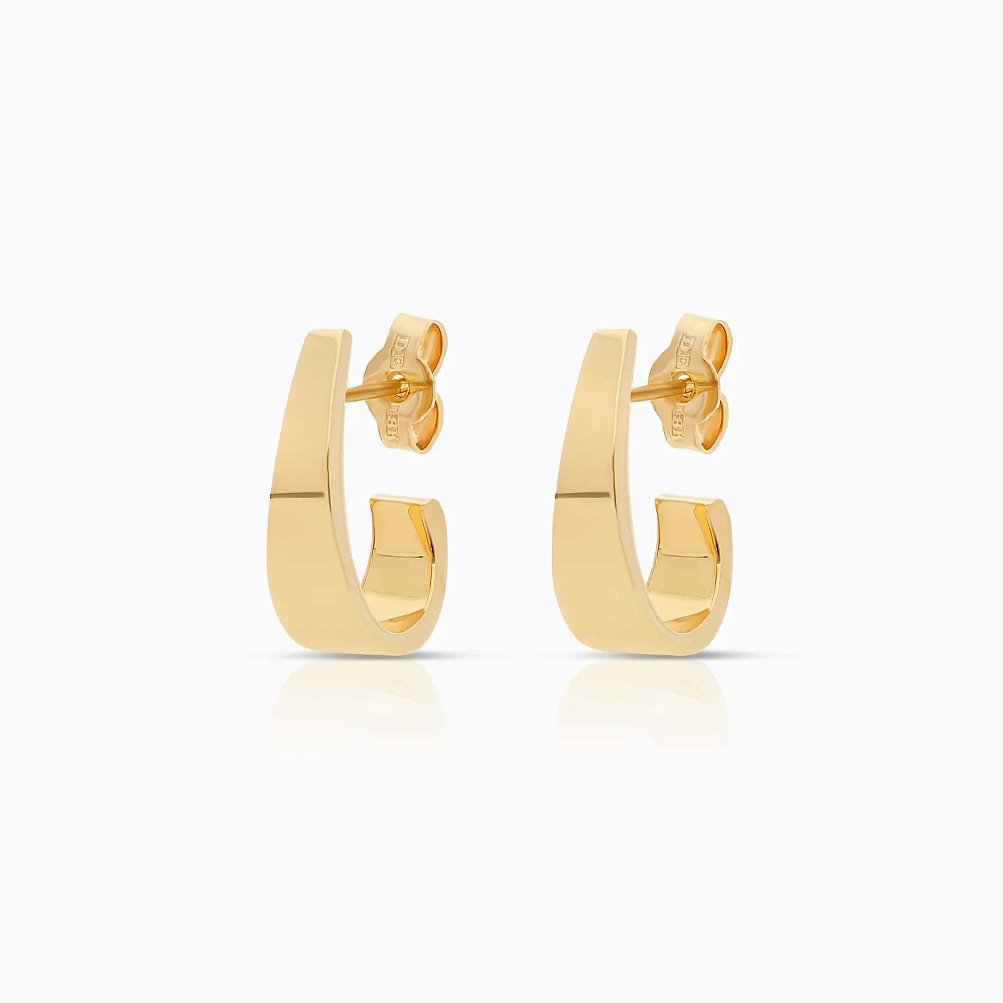 Gold earrings 1.56g 18K gold