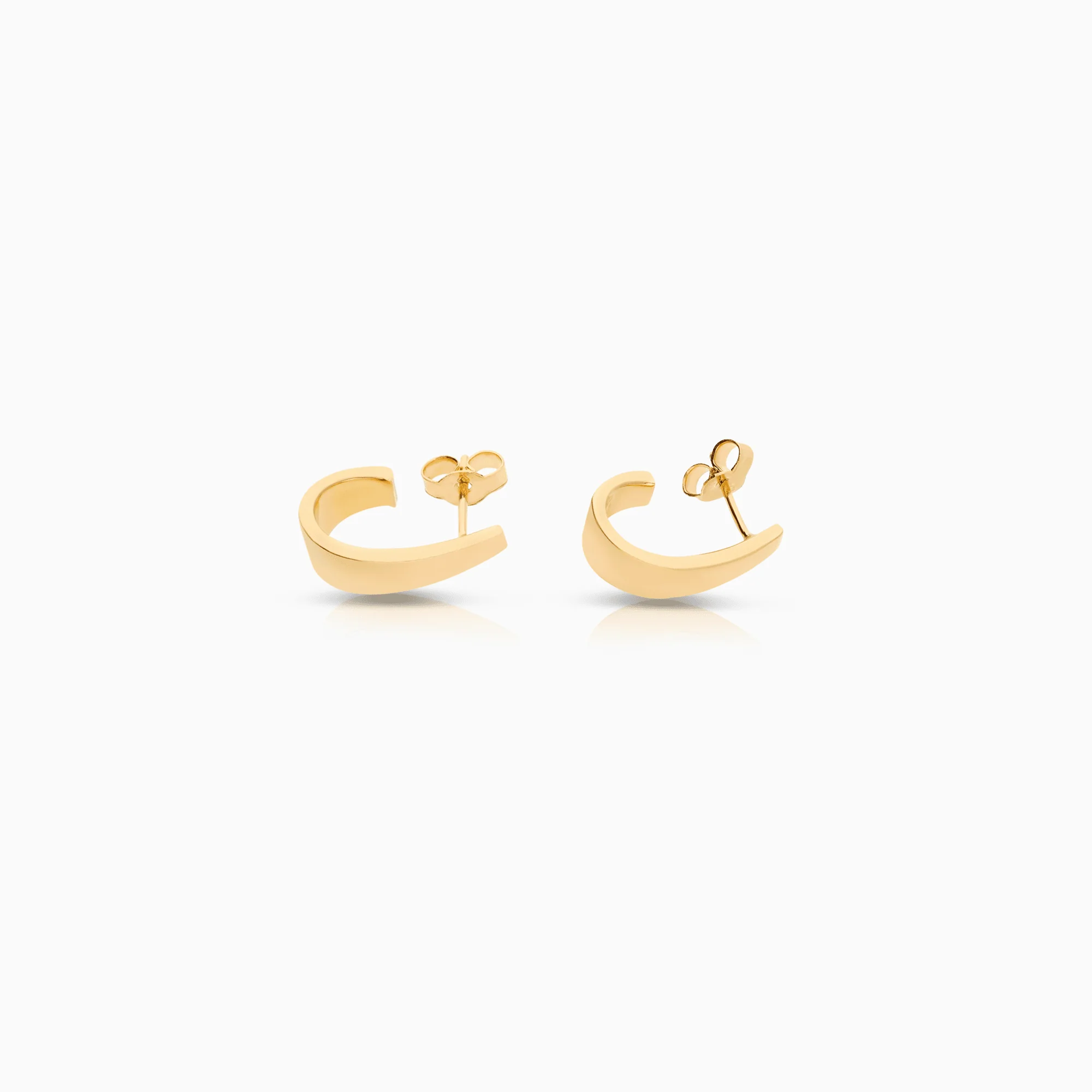 Gold earrings 1.56g 18K gold - Image 2