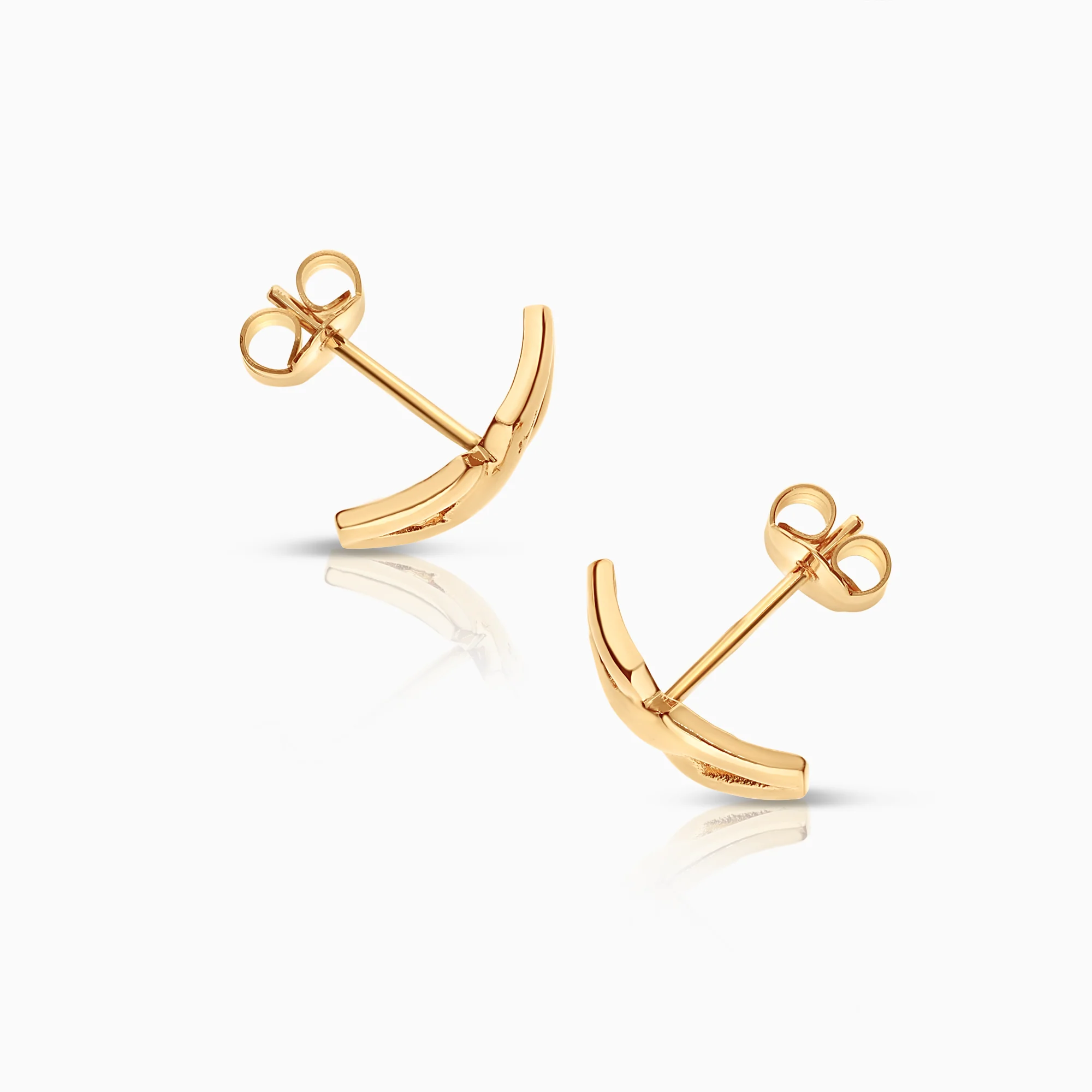 Gold Earrings 1.68g 18K Gold - Image 2