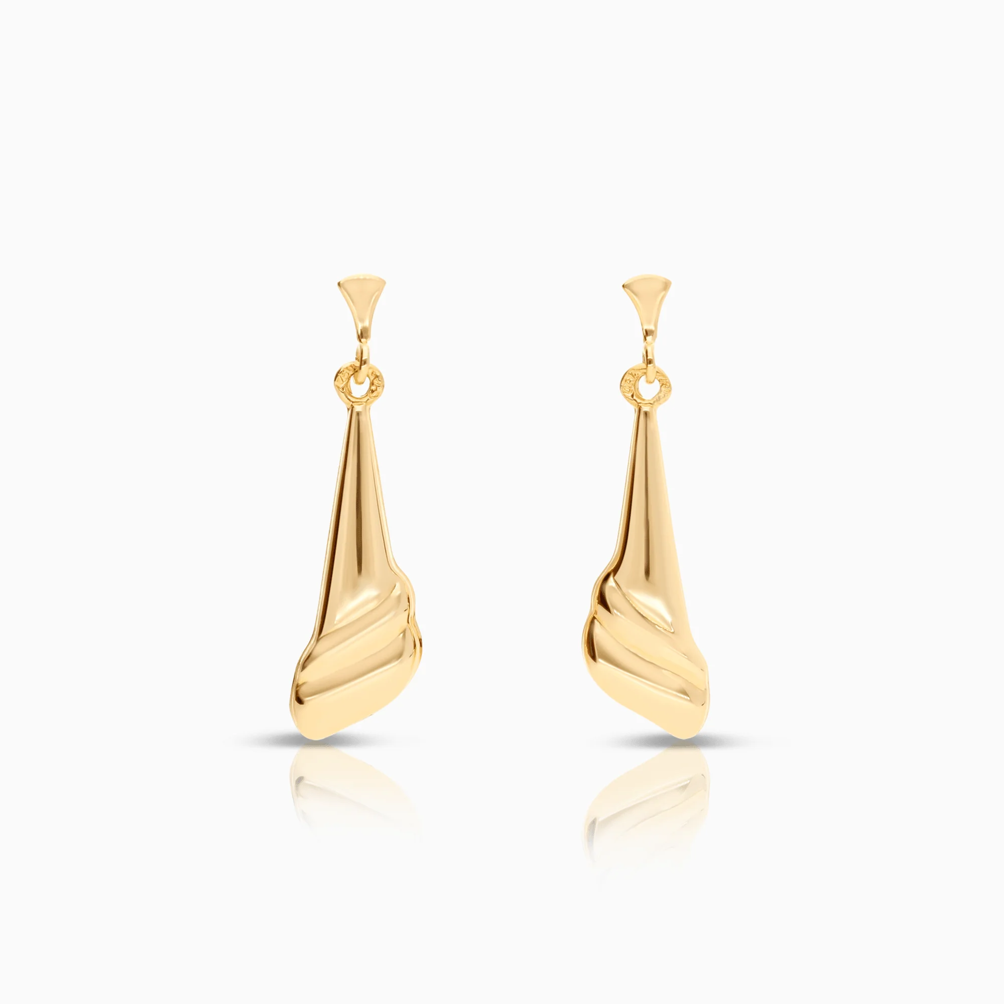 Gold earrings 1.70g 18K gold