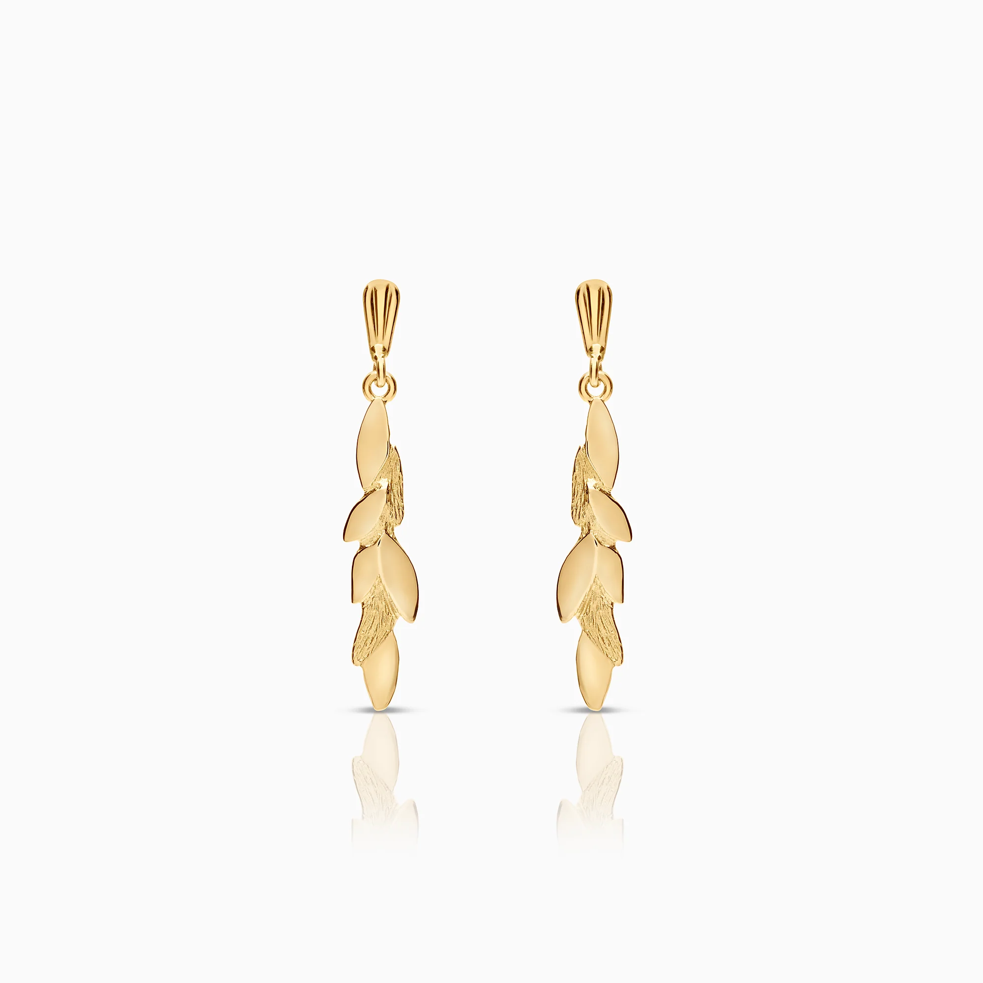 Gold earrings 1.73g 18K gold