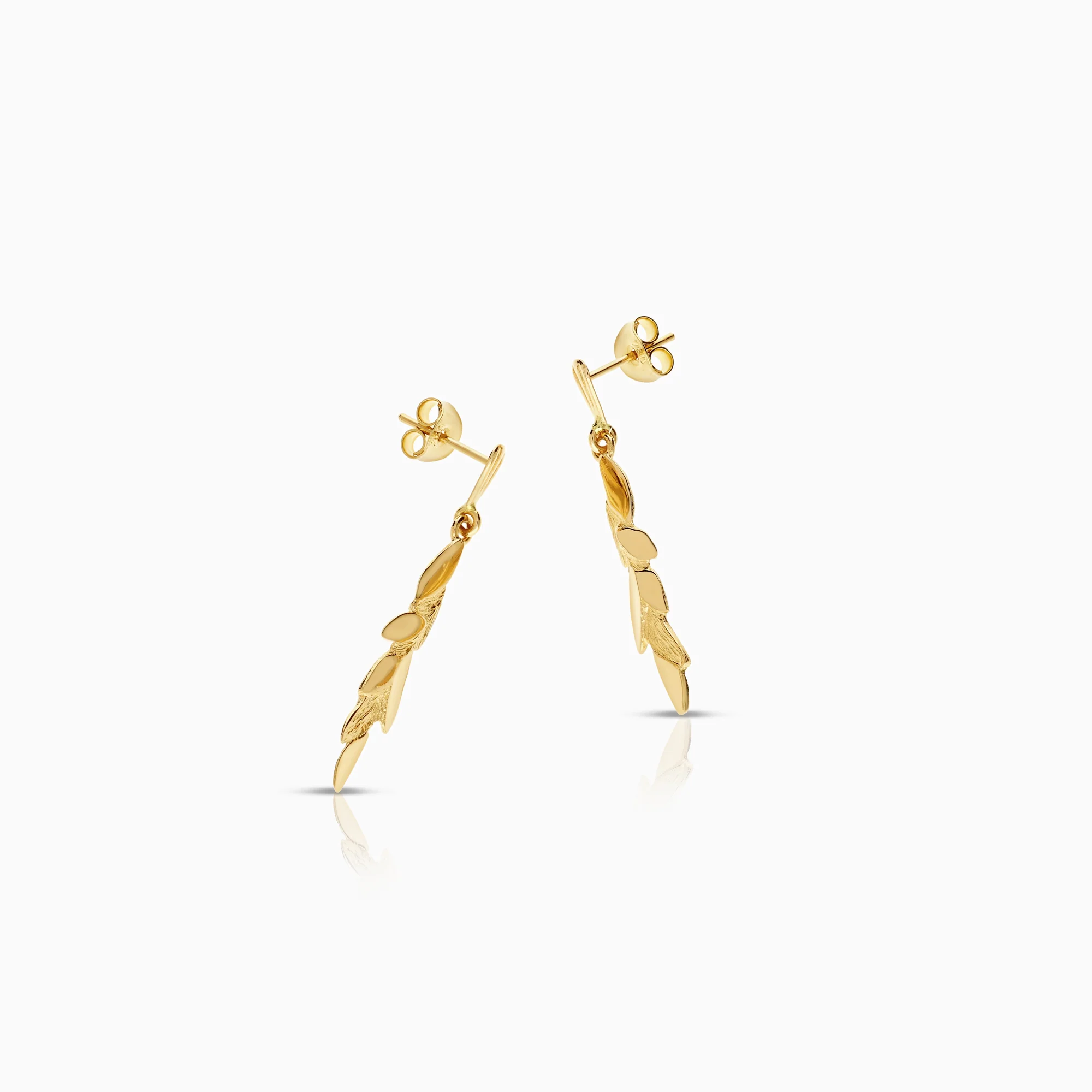 Gold earrings 1.73g 18K gold - Image 2