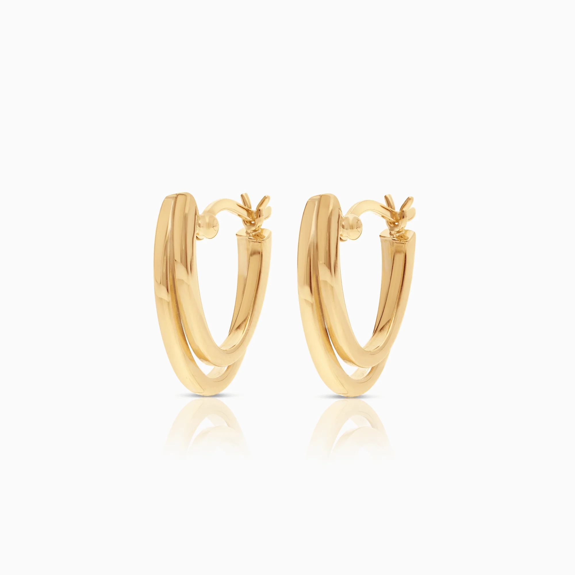 Gold earrings 1.80g 18K gold