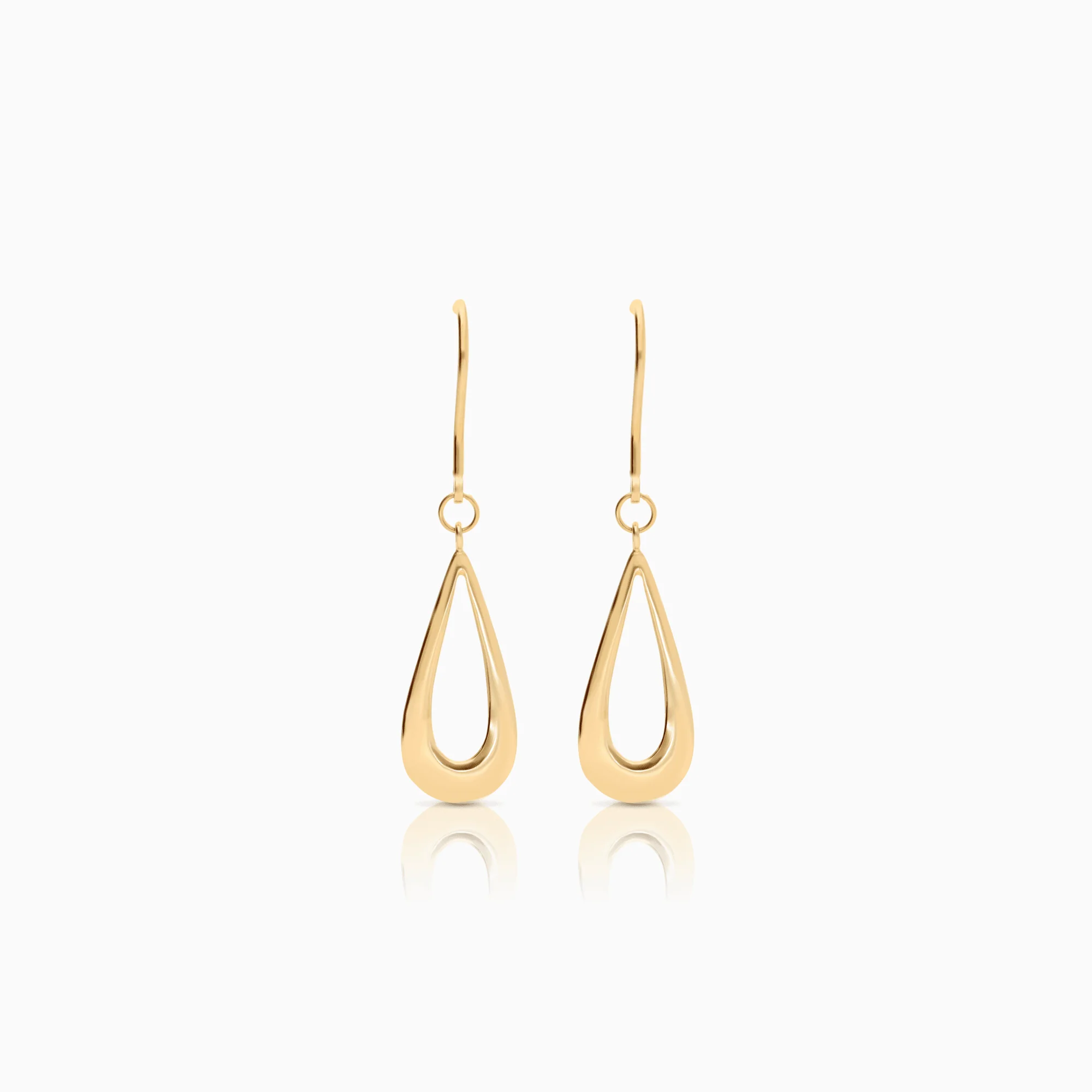 Gold earrings 1.82g 18K gold