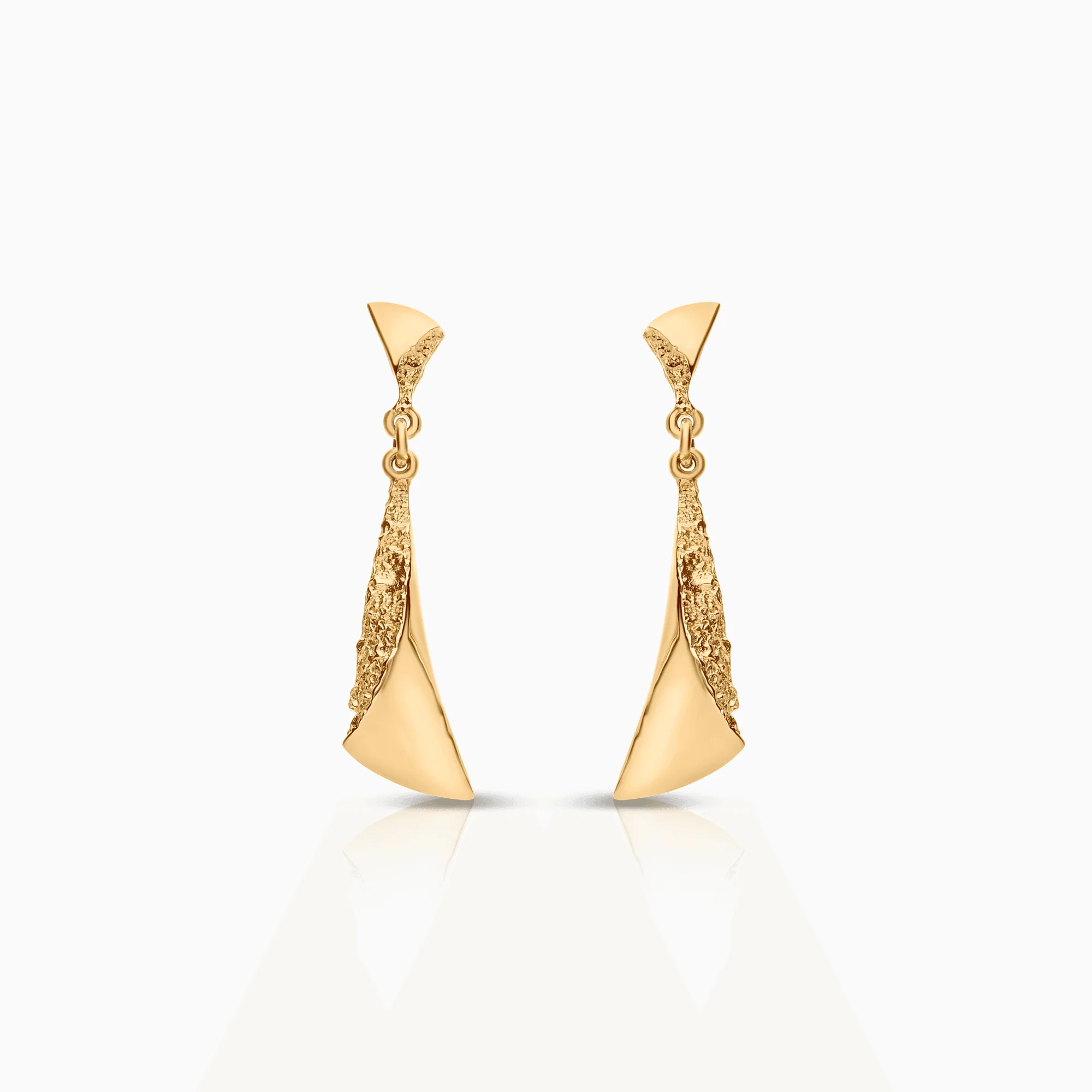 Gold earrings 1.88g 18K gold