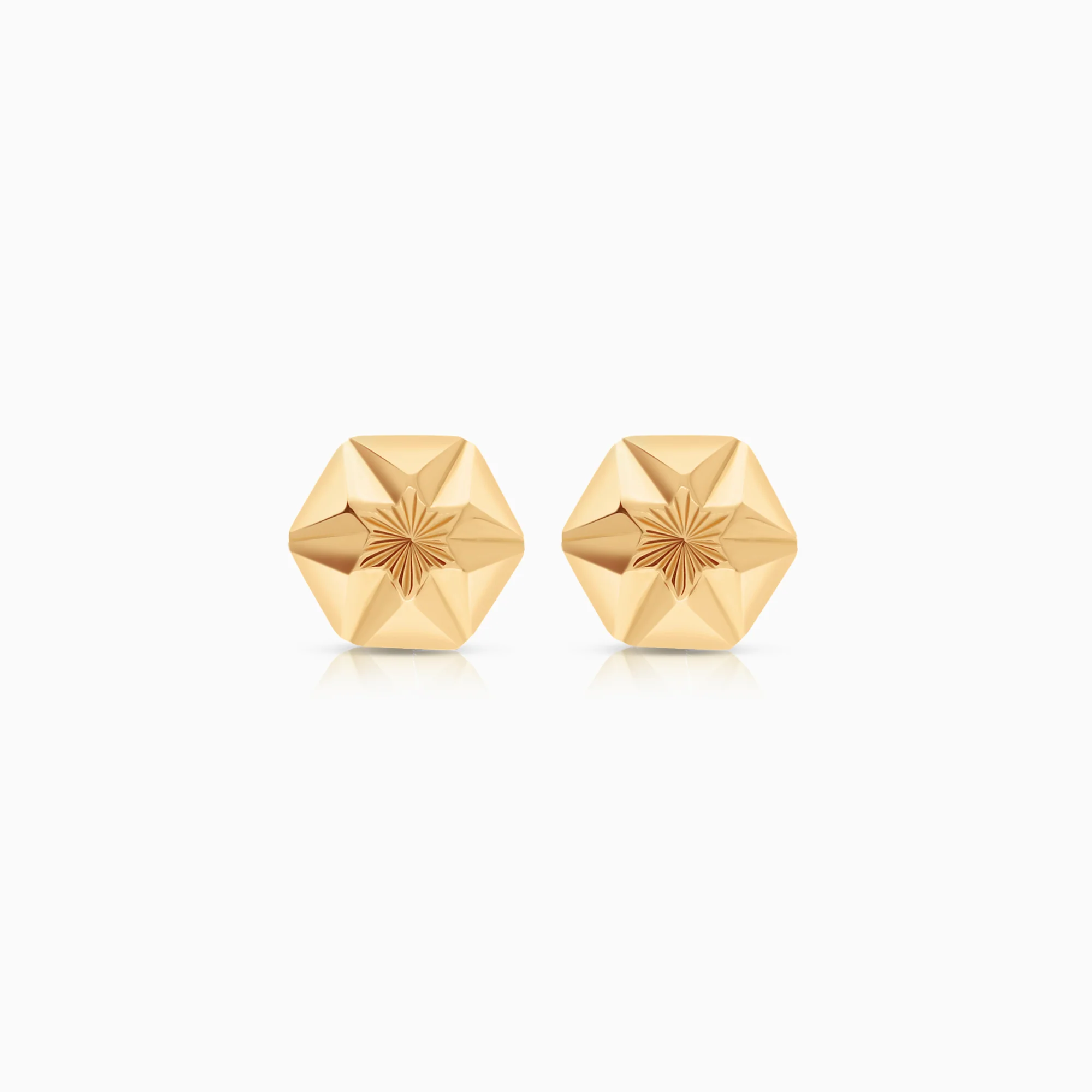 Gold earrings 0.70g 18K gold