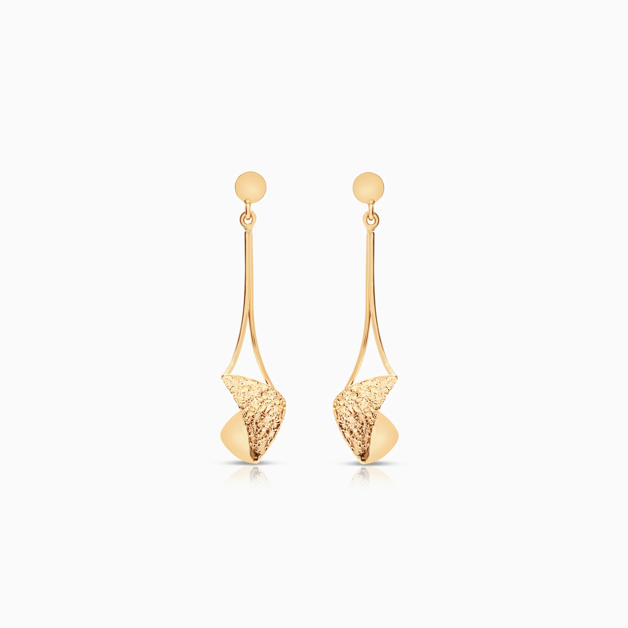 Gold earrings 2.61 18K gold