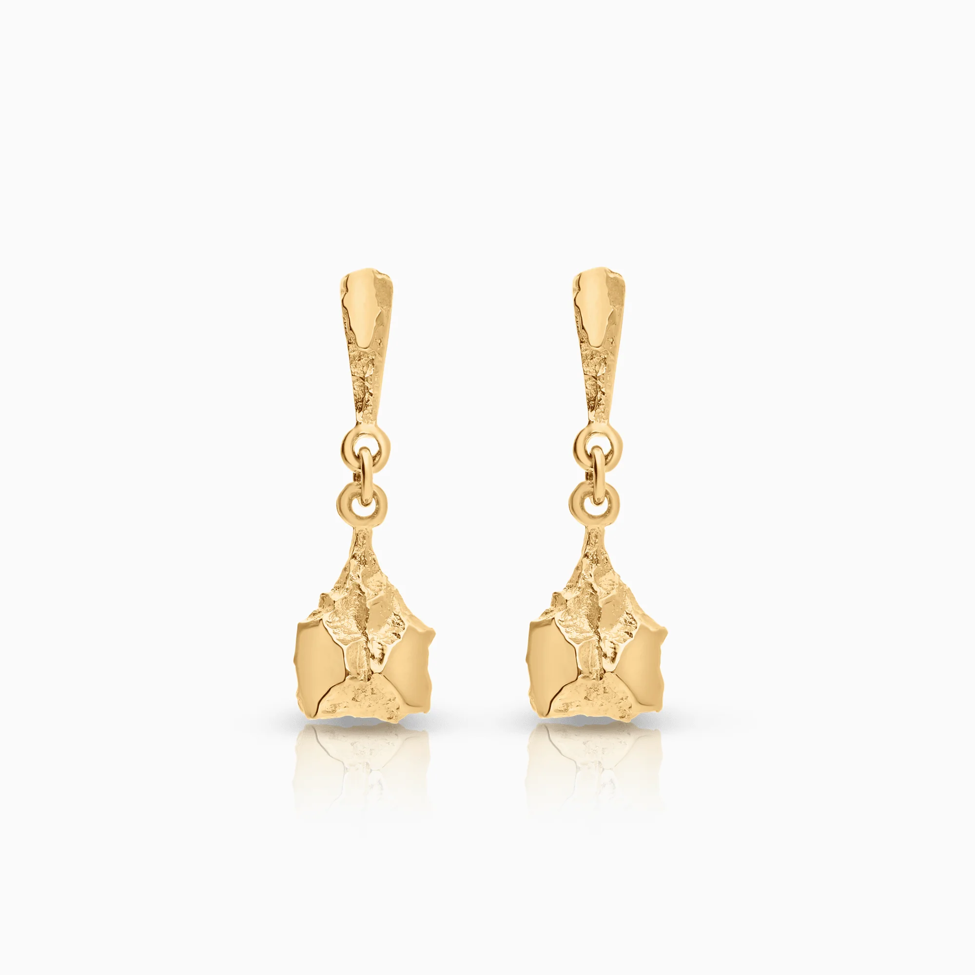 Gold earrings 1.94g 18K gold