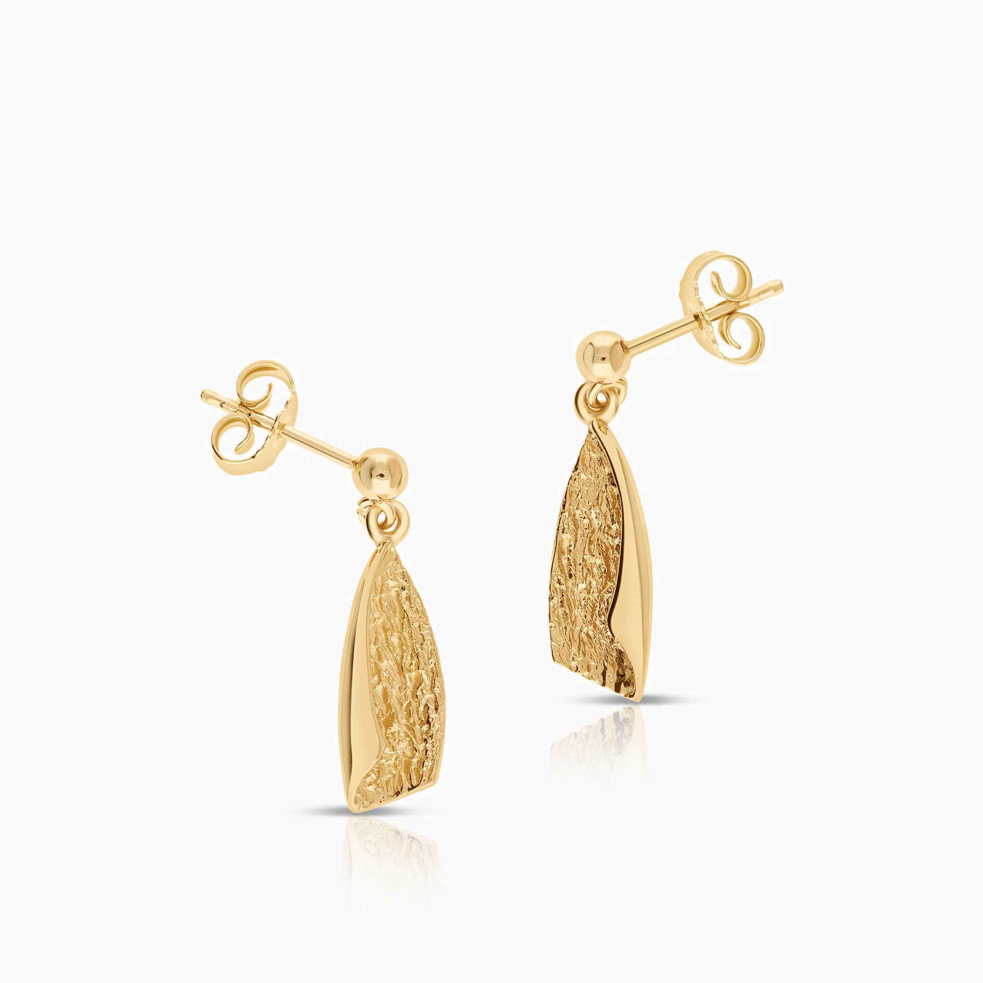 Gold earrings 2.32g 18K gold - Image 2
