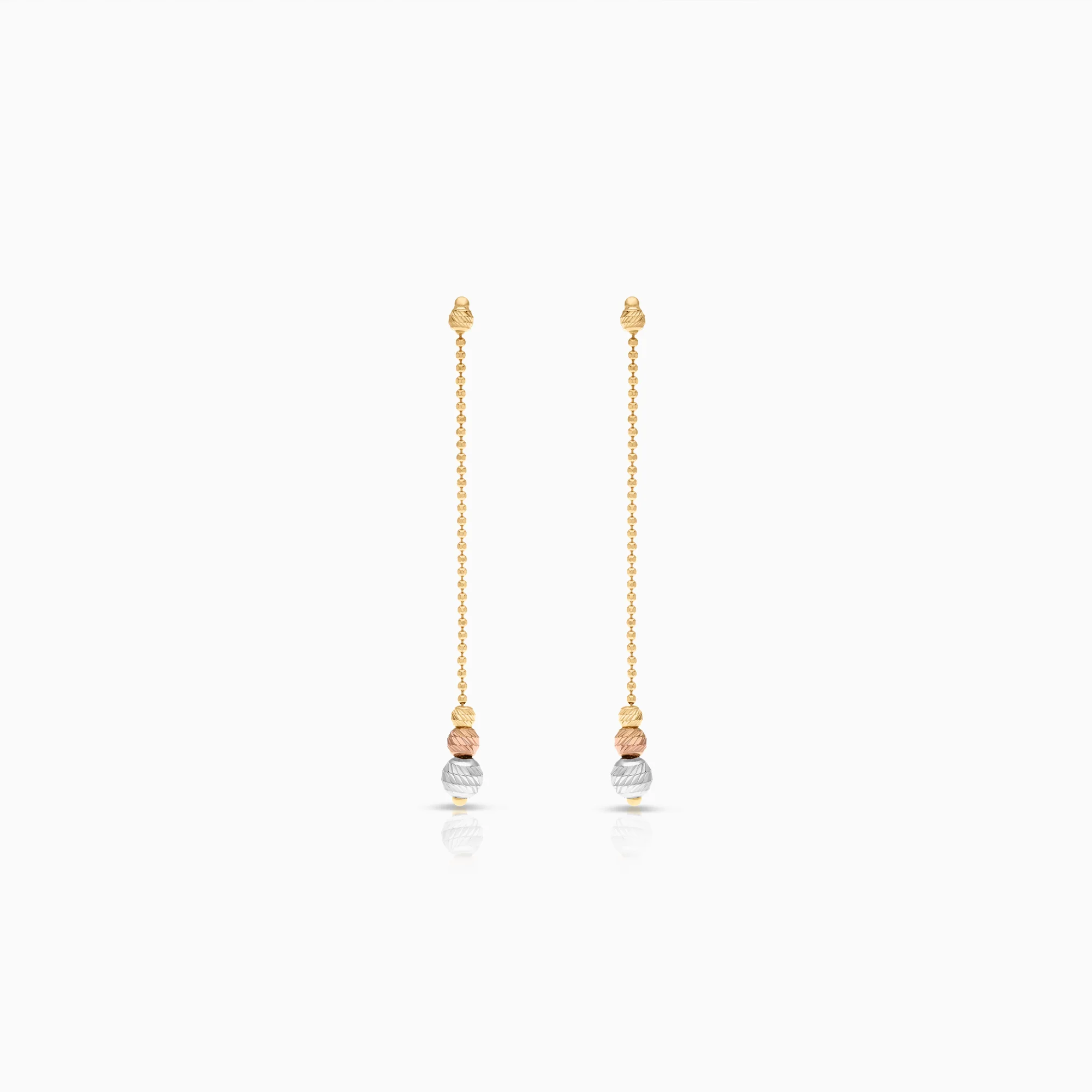 Gold earrings 2.42g 18K gold