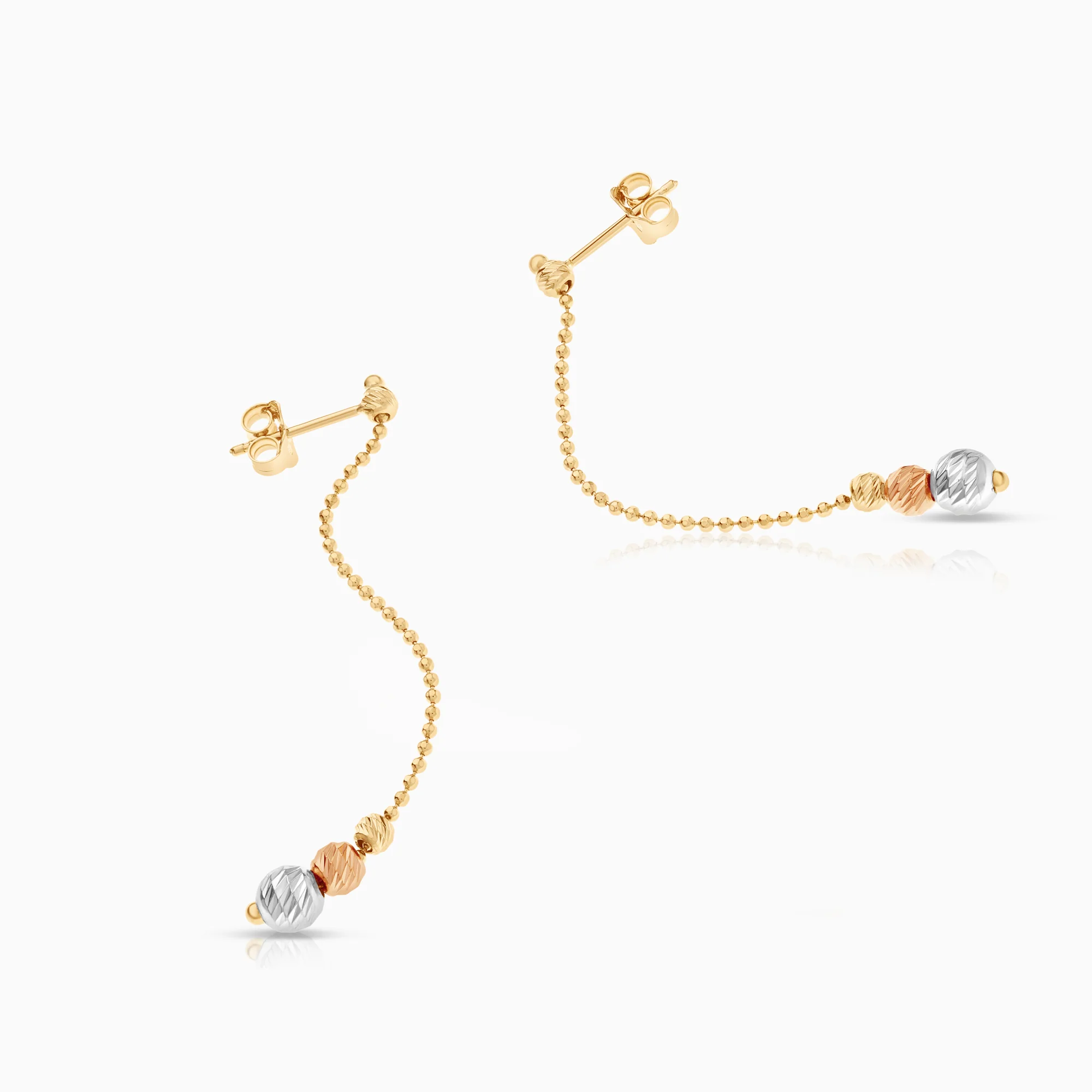 Gold earrings 2.42g 18K gold - Image 2