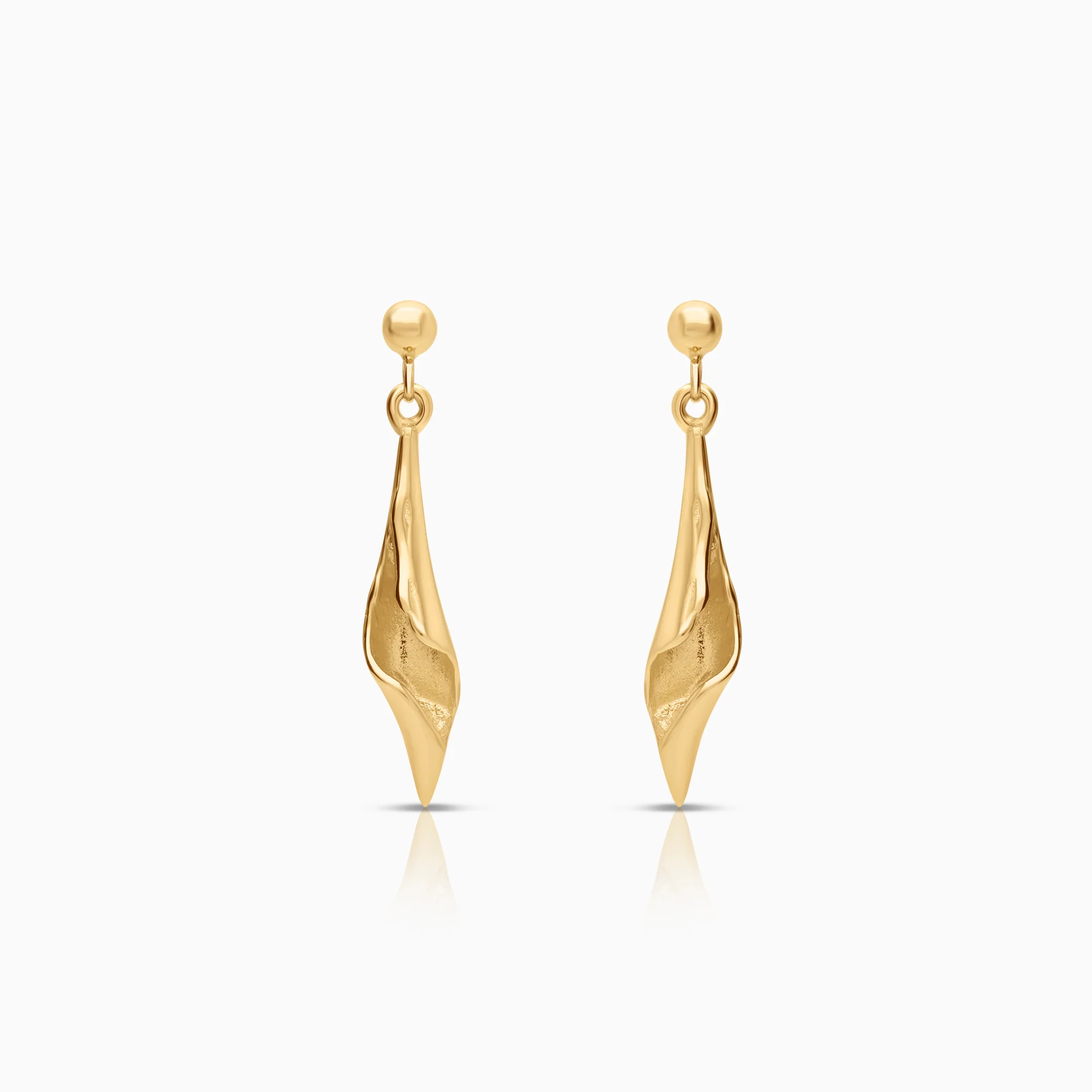 Gold earrings 2.87g 18K gold