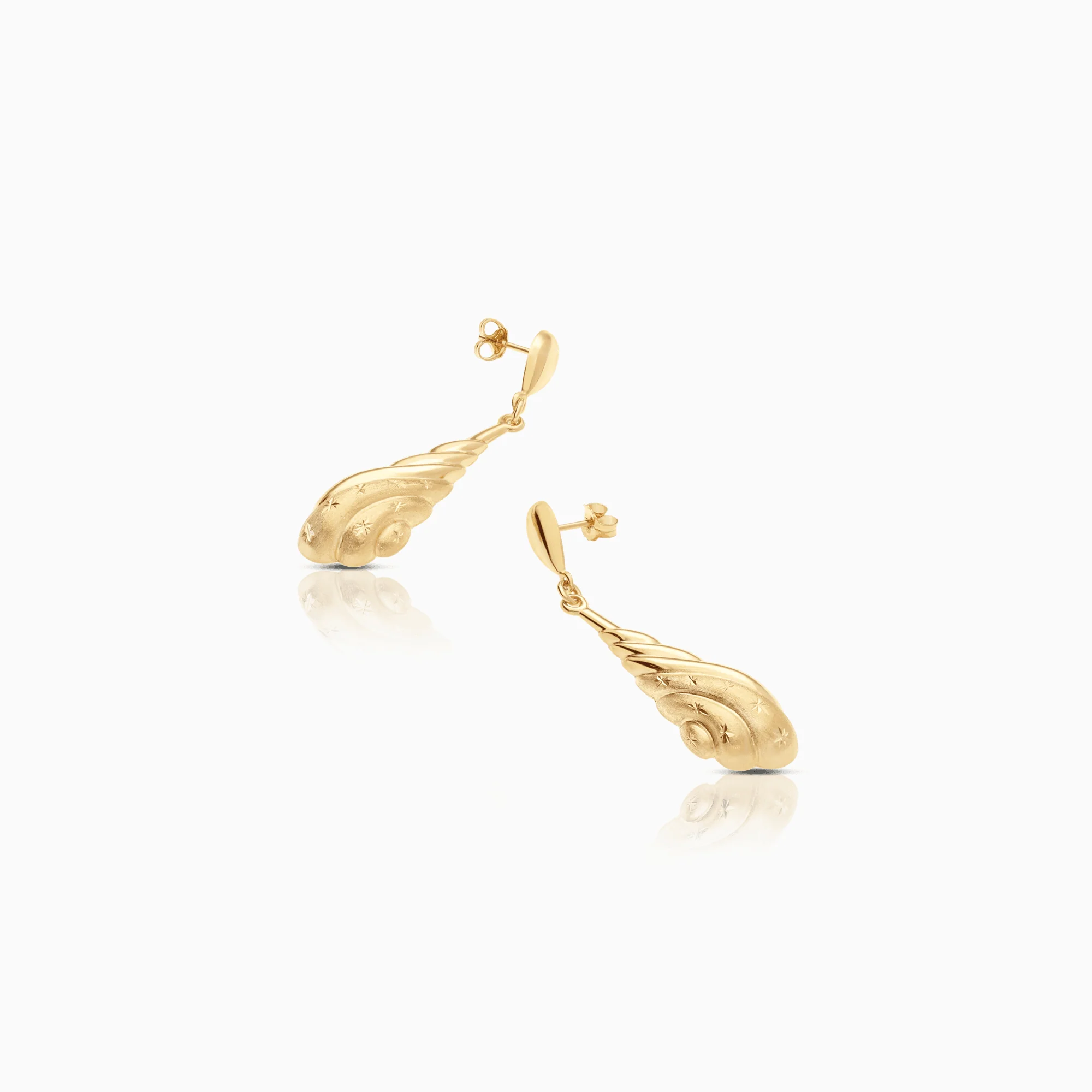 Gold Earrings 2.0g 18K Gold - Image 2