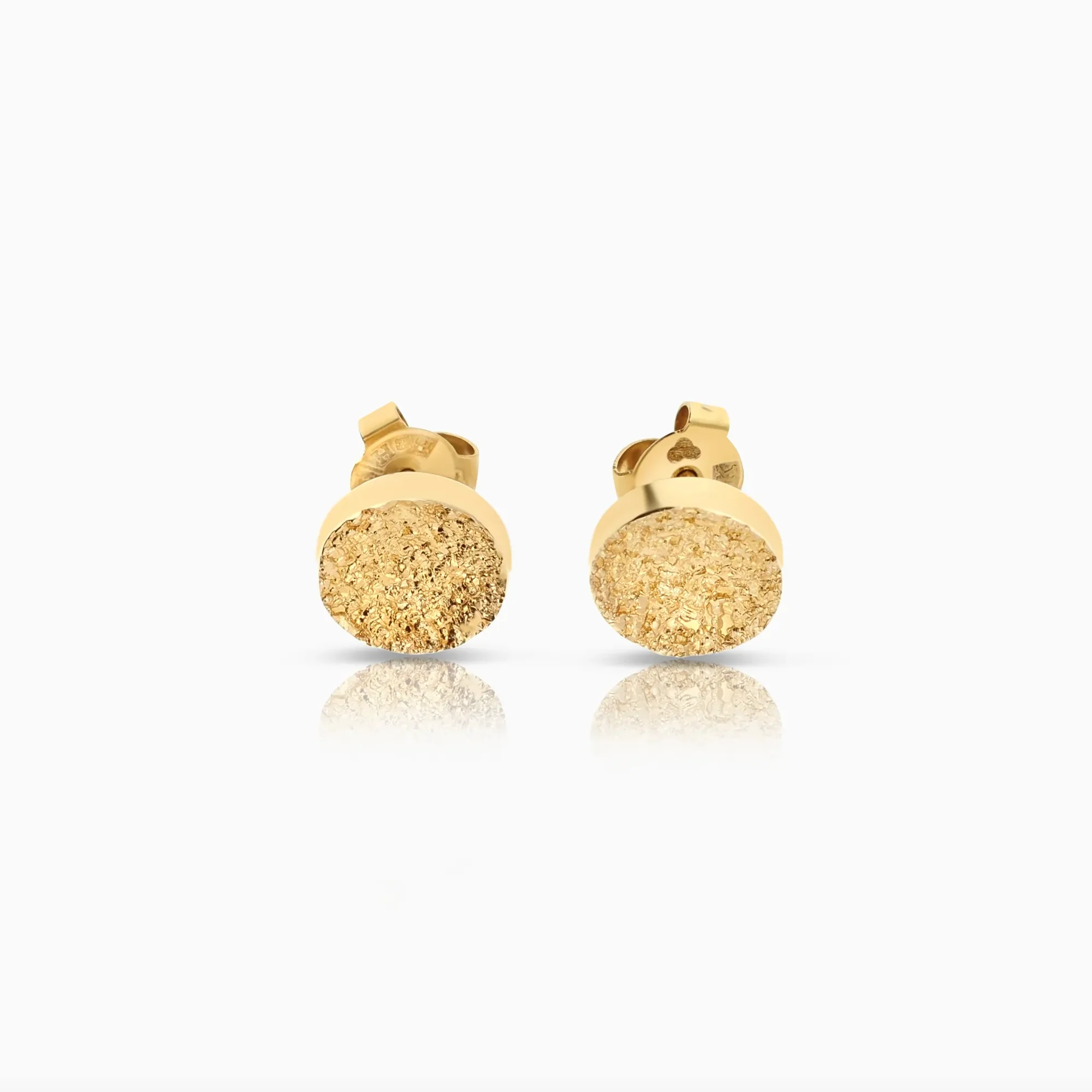 Gold earrings 2.14g 18K gold - Image 2