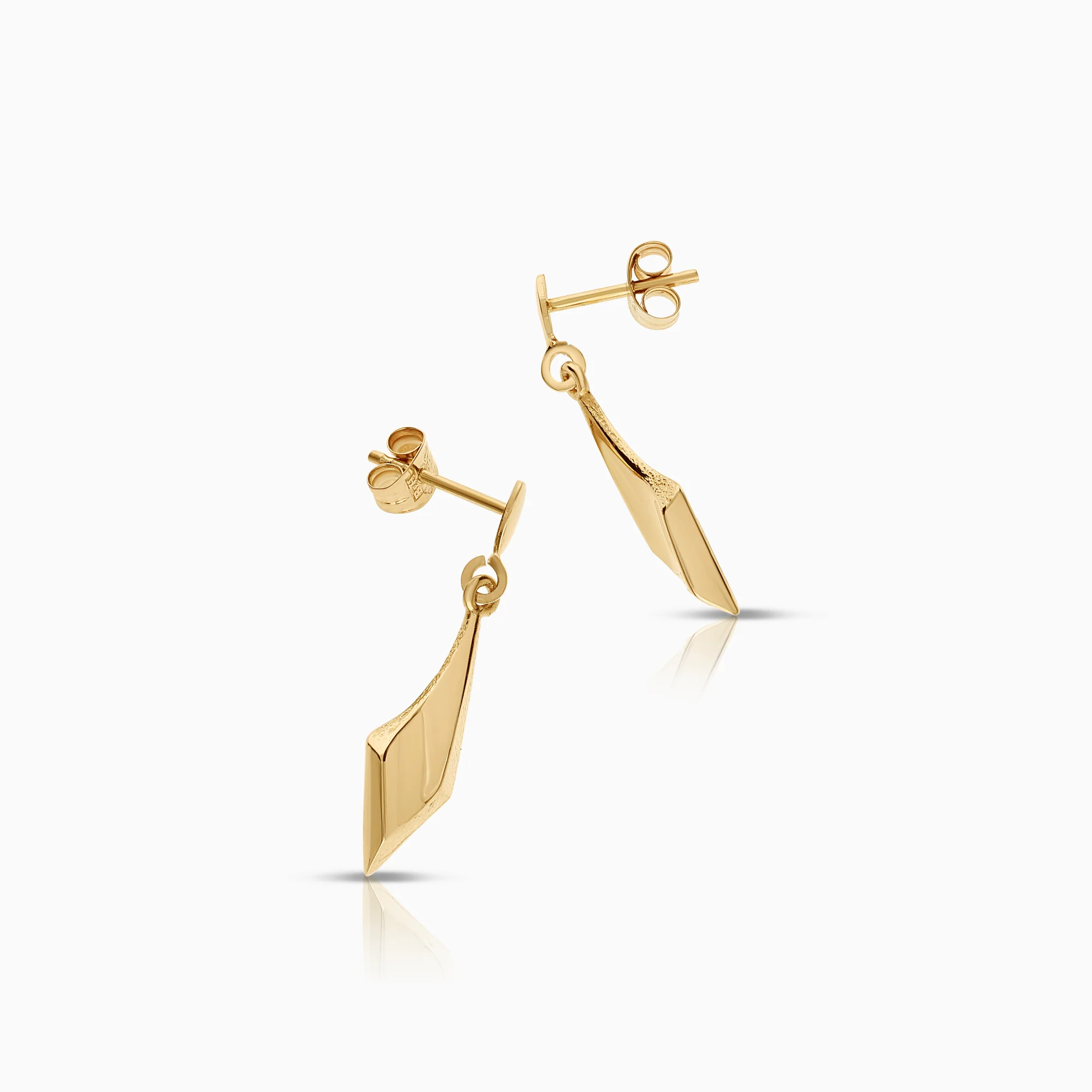 Gold earrings 2.31g 18K gold - Image 2