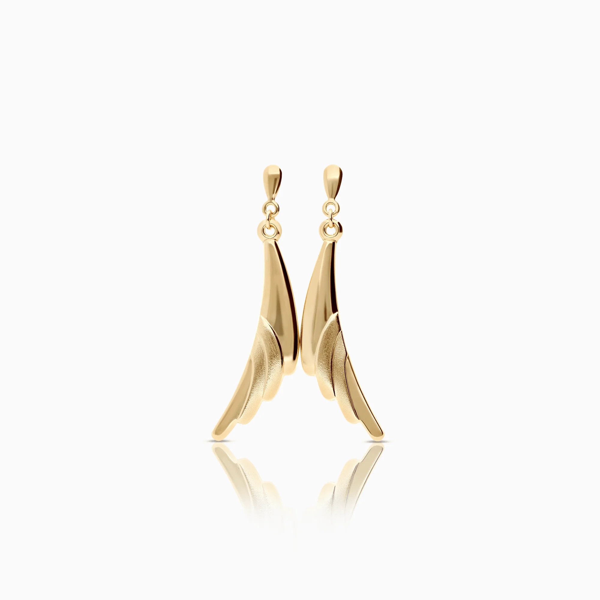 Gold earrings 2.47g 18K