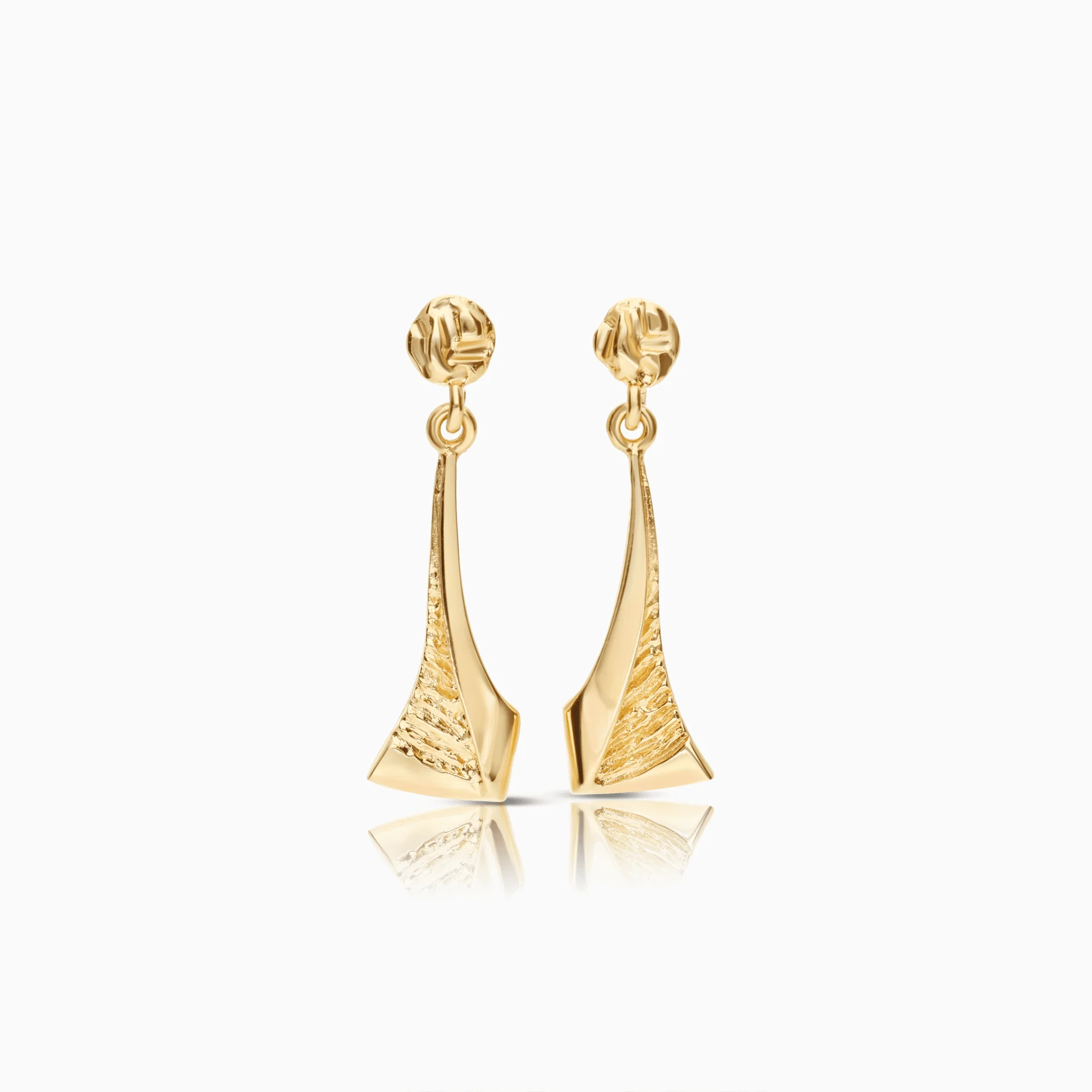 Gold earrings 2.52g 18K gold