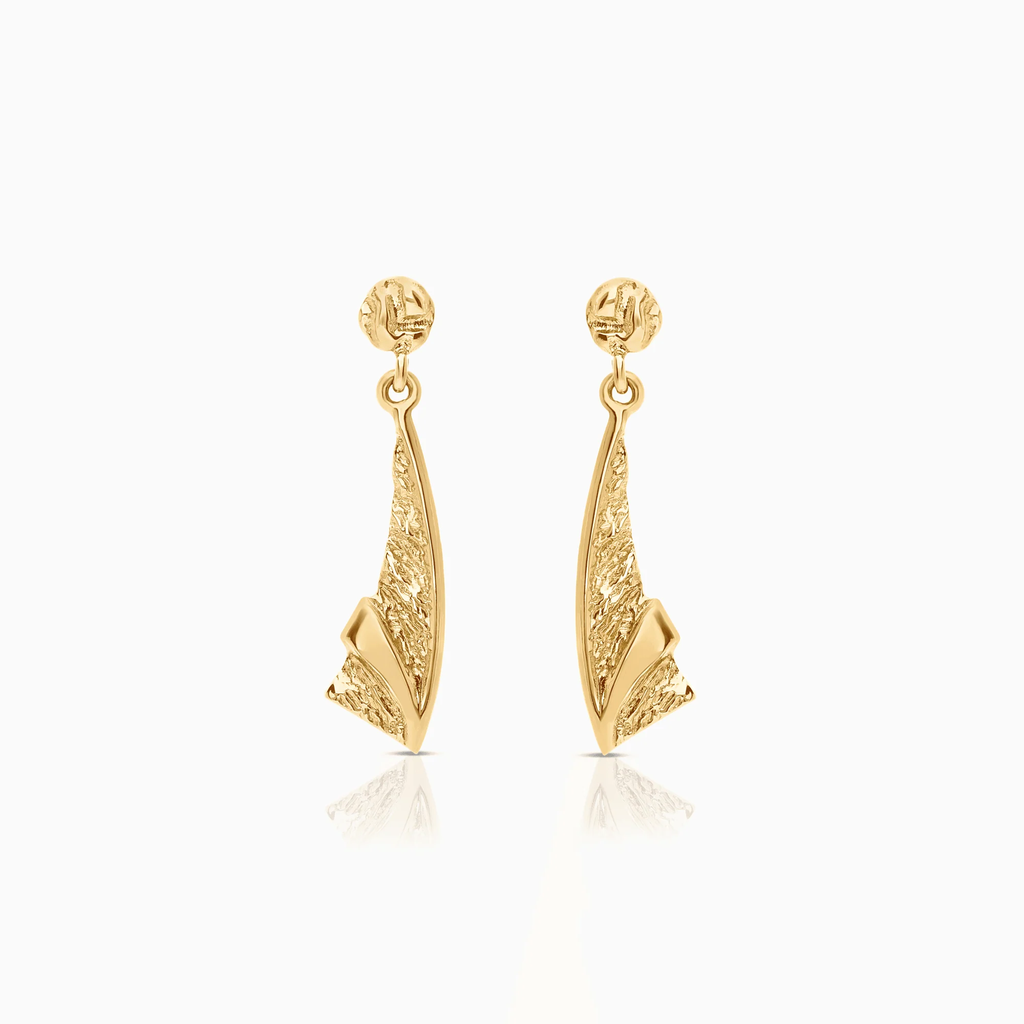 Gold earrings 2.53g 18K gold
