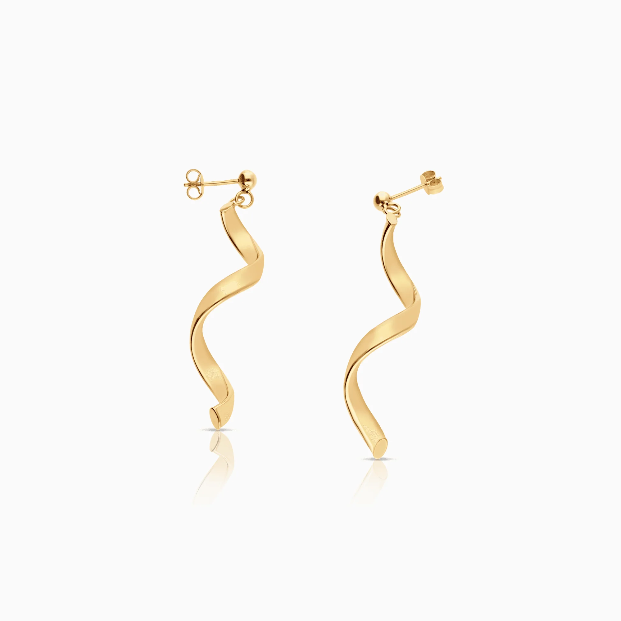 Gold earrings 2.59g 18K gold - Image 2
