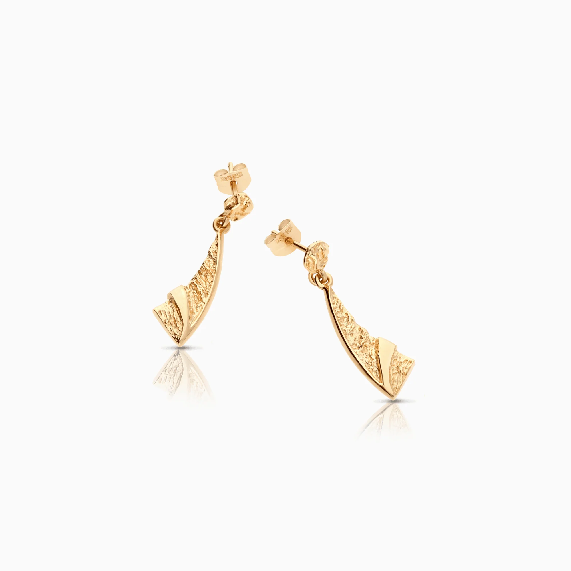 Gold earrings 2.60g 18K gold - Image 2